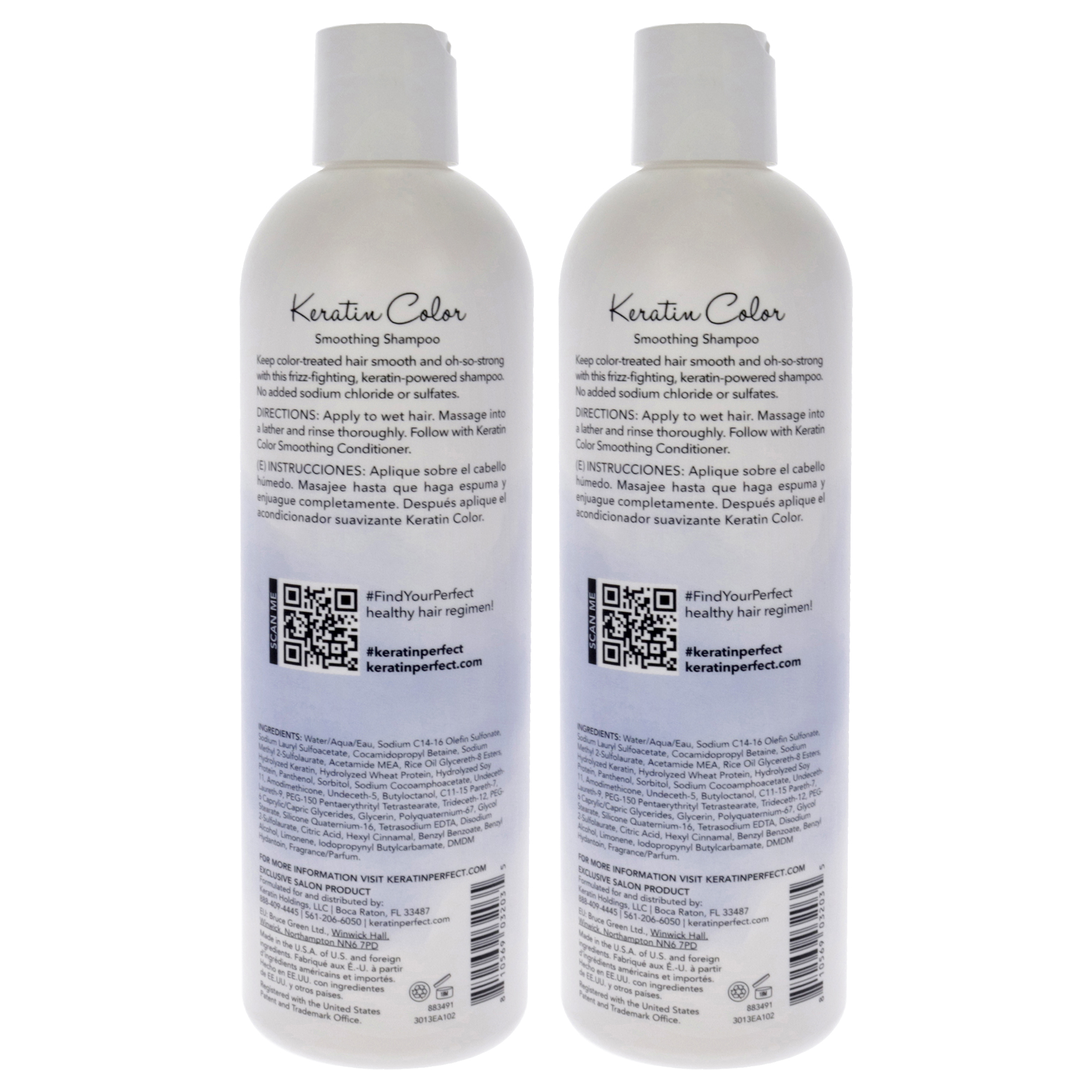 Foto 3 pulgar | Champú Keratin Perfect Keratin Color  Paquete De 2 - Venta Internacional.