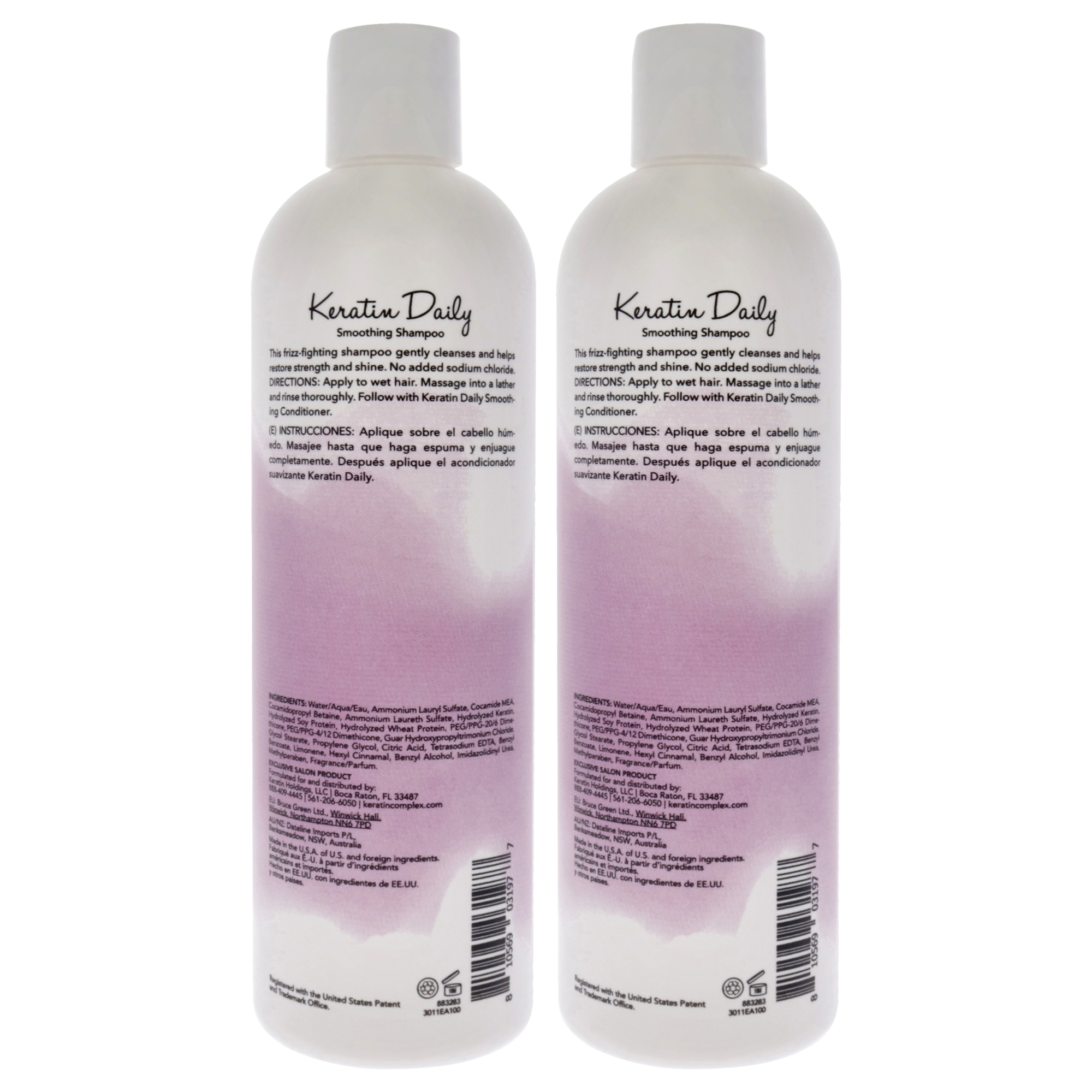 Foto 3 pulgar | Champú Keratin Perfect Daily Con Queratina  Paquete De 2 - Venta Internacional.