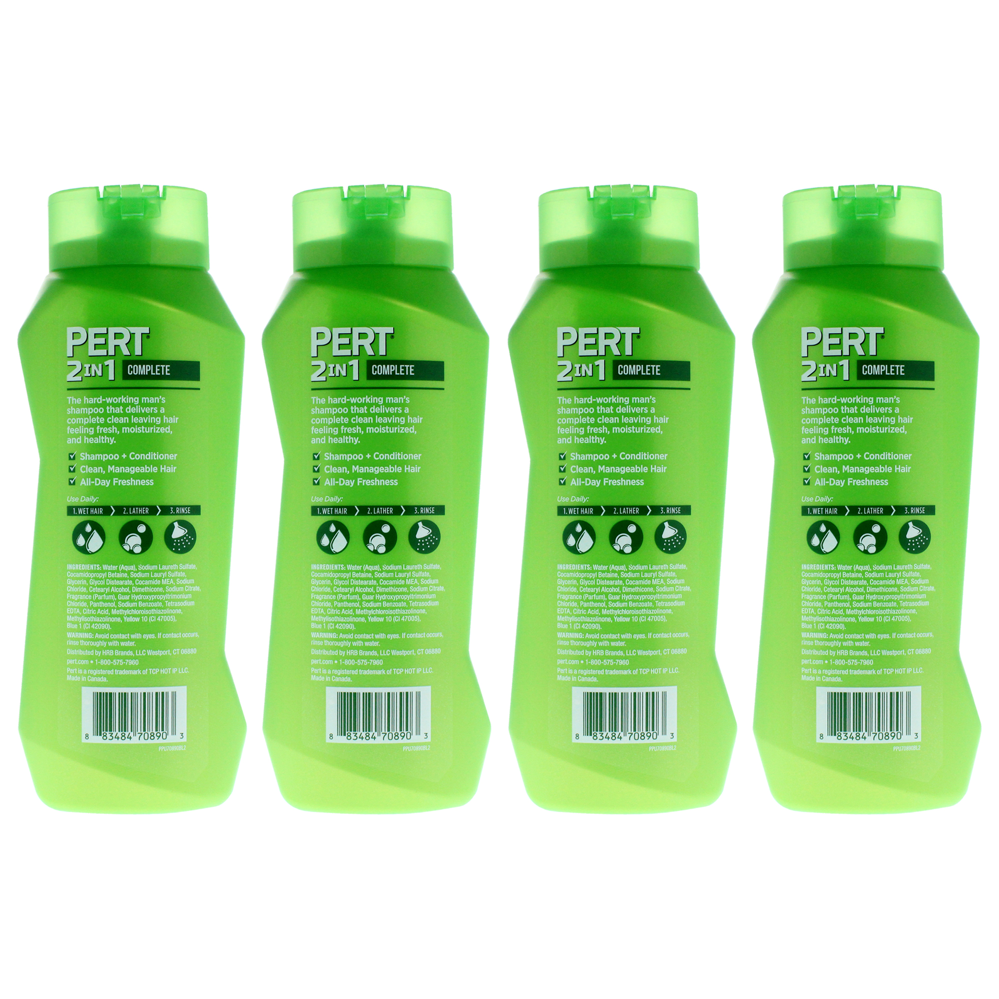 Foto 3 pulgar | Champú Y Acondicionador Pert 2in1 Complete Clean Normal Hair - Venta Internacional.