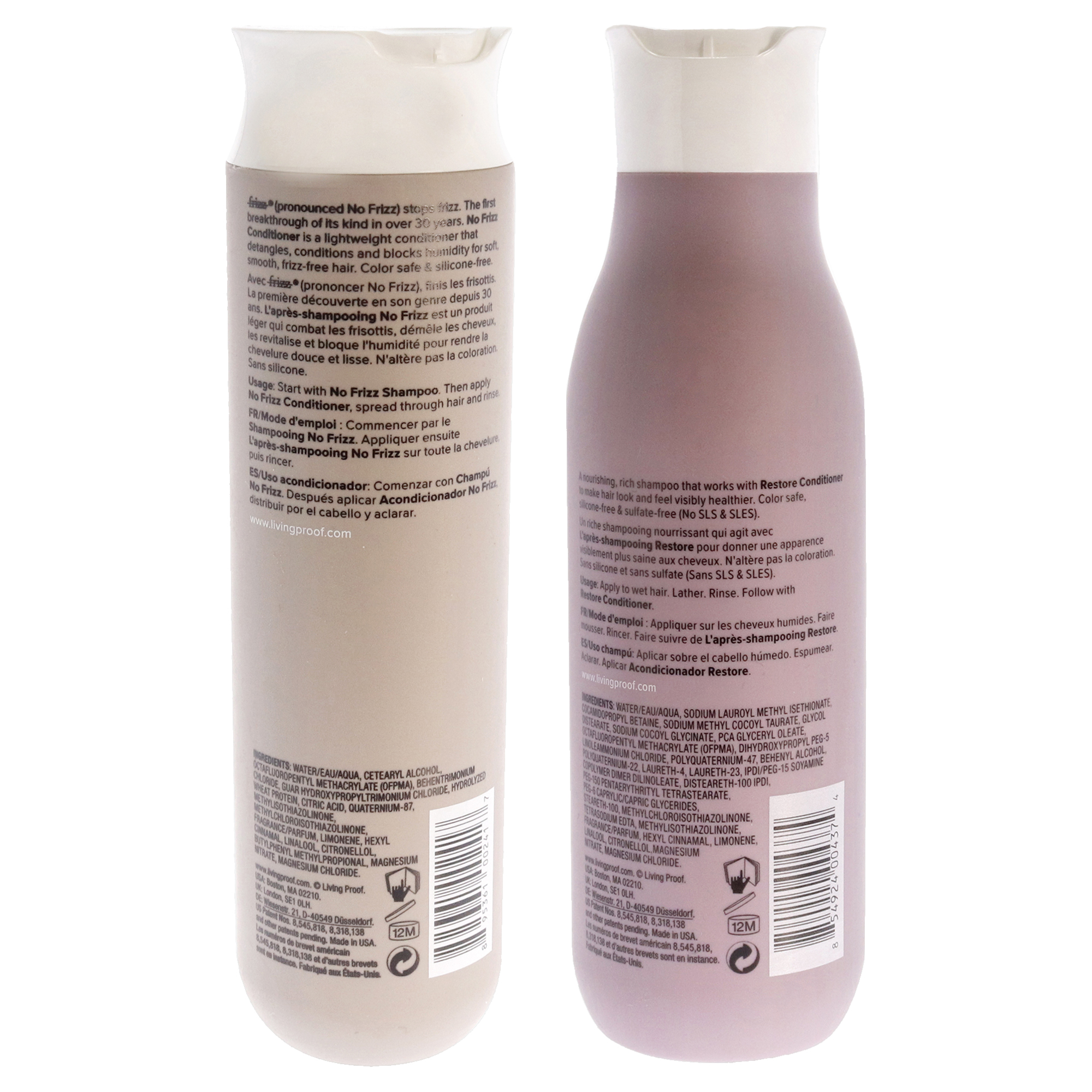 Foto 3 pulgar | Champú Y Acondicionador Living Proof No Frizz Restore - Venta Internacional.