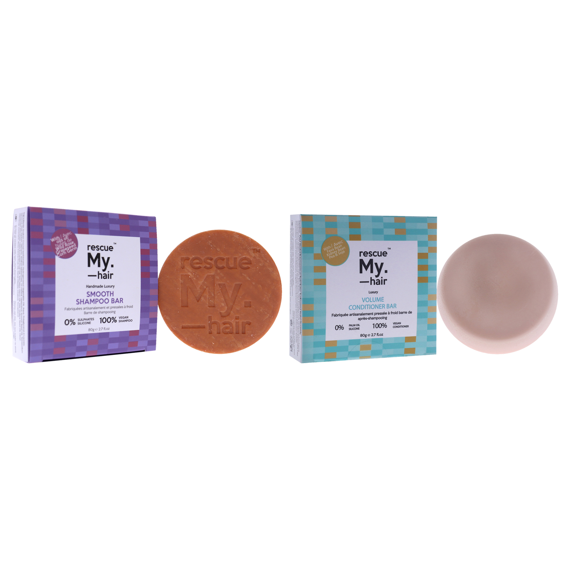 Foto 4 pulgar | Barra De Champú Y Acondicionador Rescue My Hair Smooth - Venta Internacional.