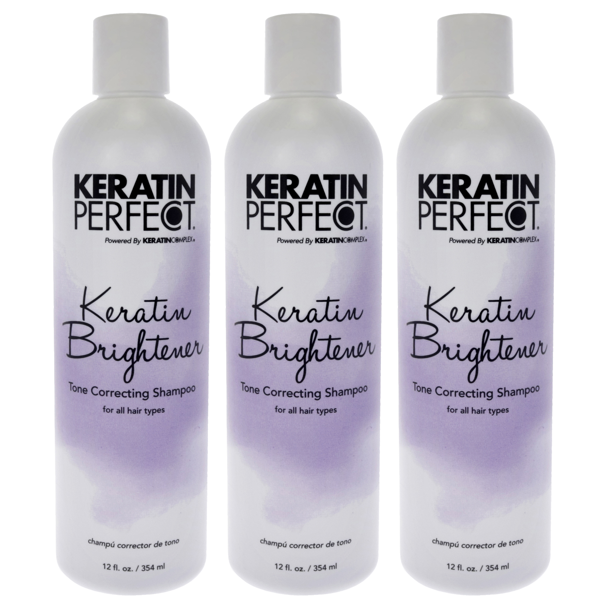 Foto 2 pulgar | Champú Keratin Brightener Keratin Perfect  Paquete De 3 - Venta Internacional.