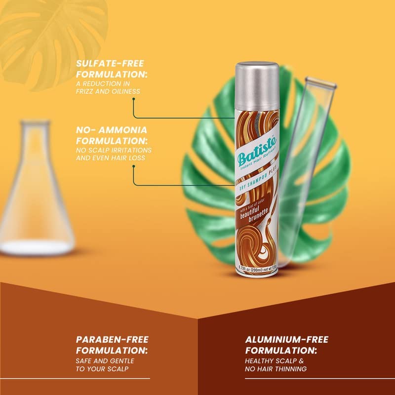 Foto 7 pulgar | Champú Seco Batiste Beautiful Brunette 200 Ml - Venta Internacional.