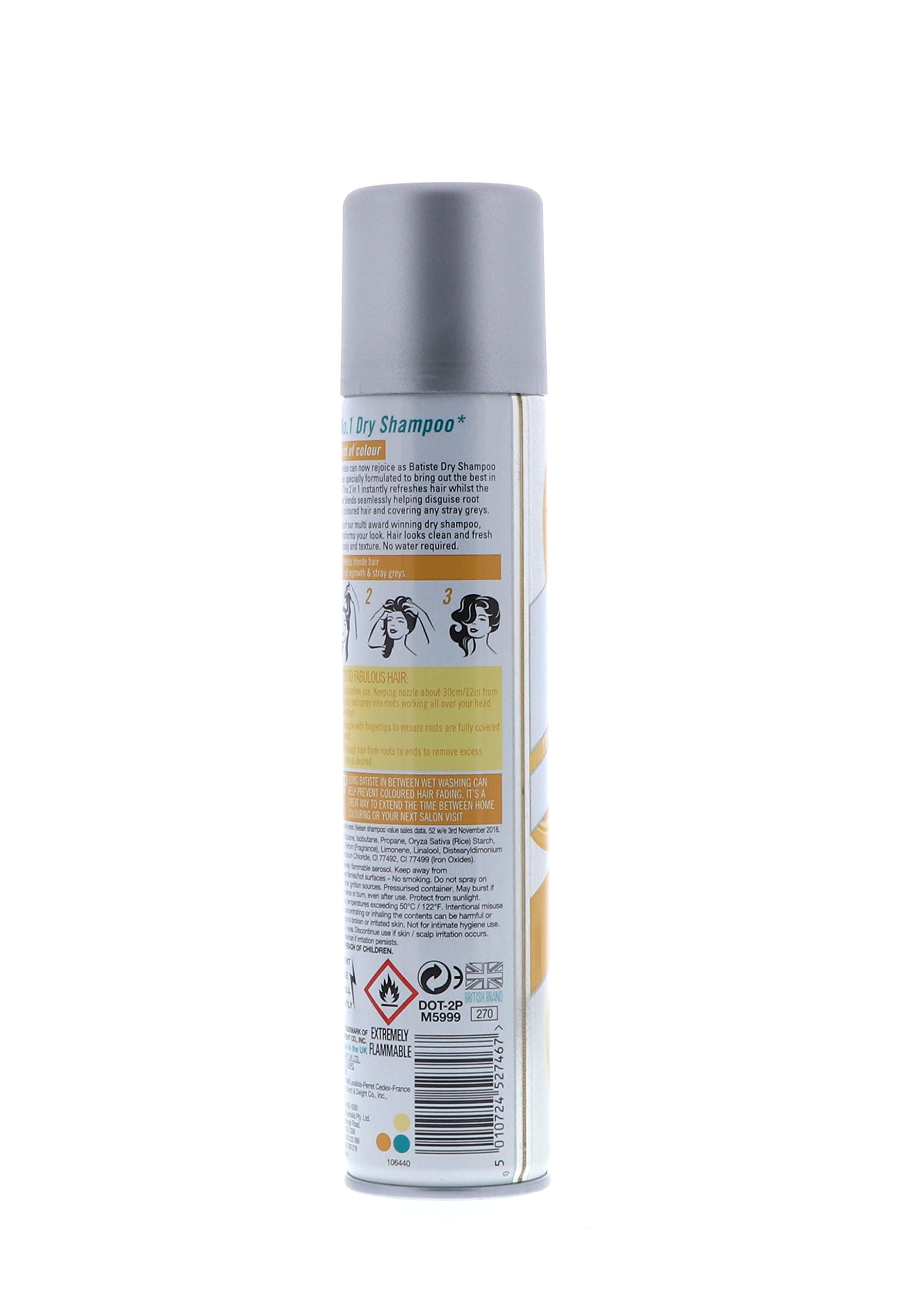 Foto 7 pulgar | Champú Batiste Dry Brilliant Blonde 199 Ml (paquete De 6) - Venta Internacional.