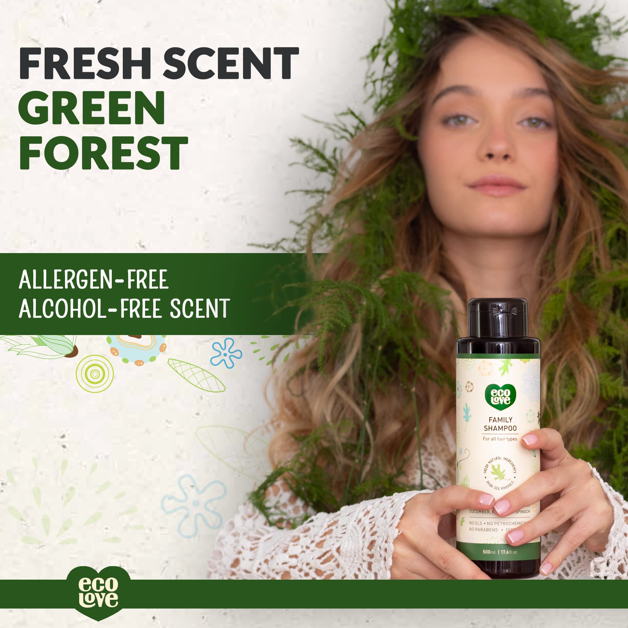 Foto 5 pulgar | Shampoo Ecolove Vegano 500 Ml - Venta Internacional