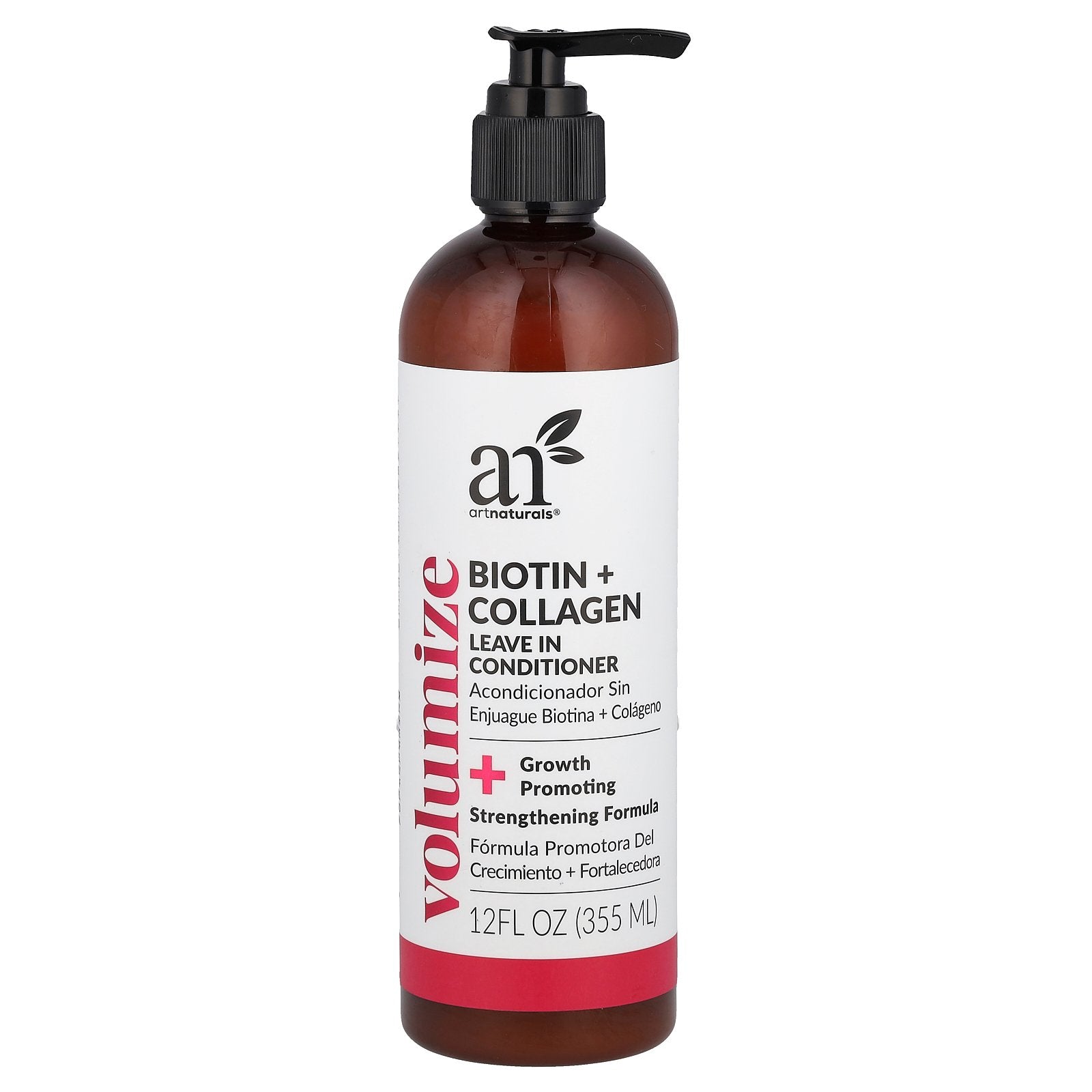 Foto 1 | Acondicionador Sin Enjuague Artnaturals Volumize Biotina + Colágeno 355 Ml - Venta Internacional.