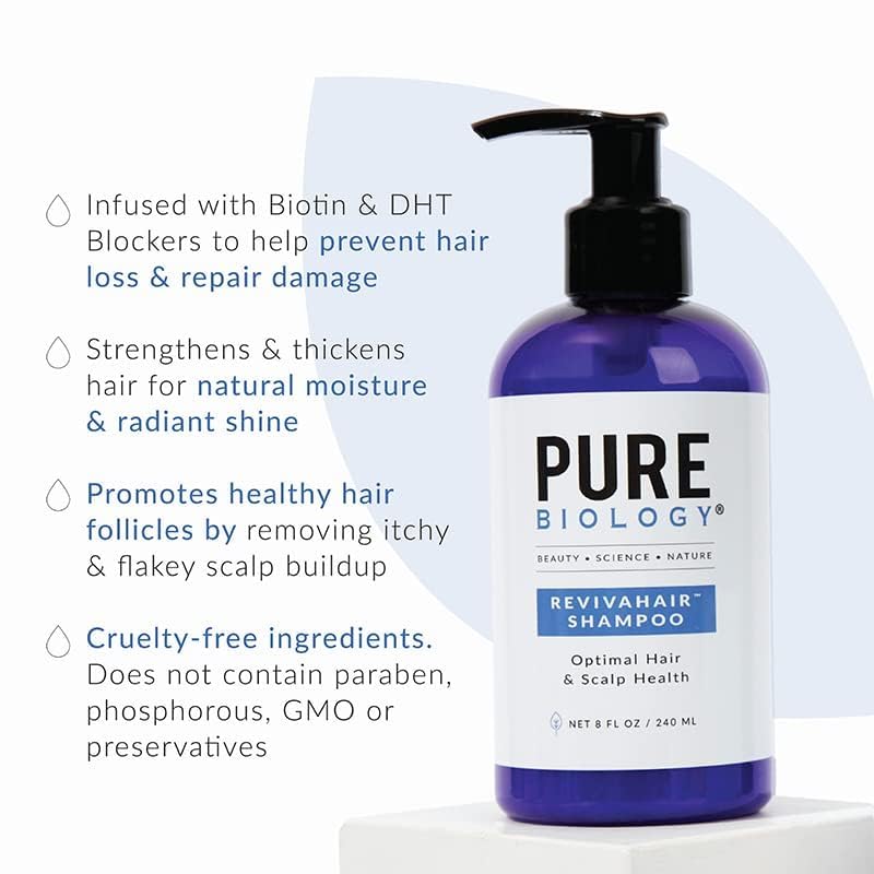 Foto 7 pulgar | Champú M3 Naturals Pure Biology Premium Revivahair - Venta Internacional.