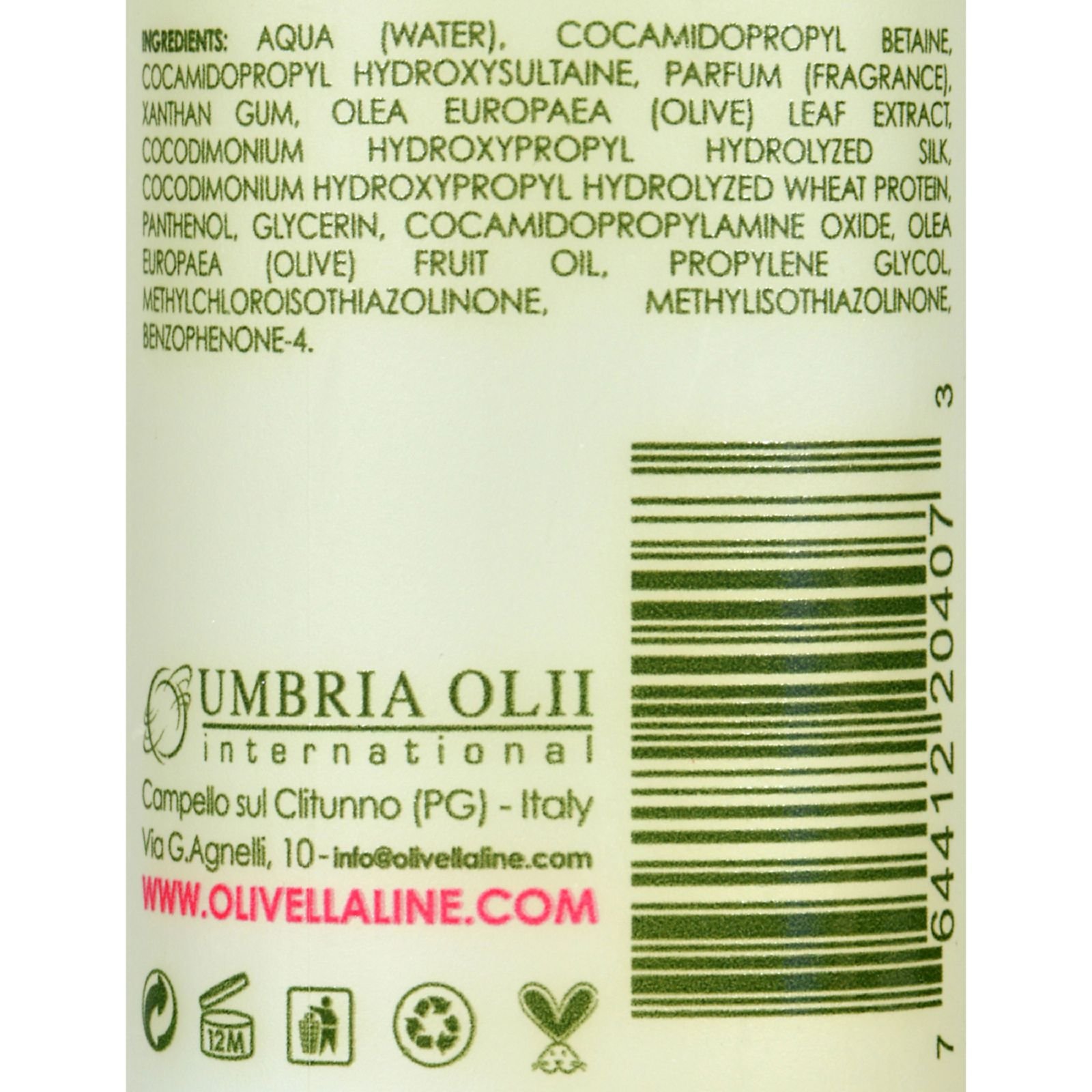 Foto 2 | Champú Olivella The Olive Natural Formula 250 Ml - Venta Internacional.