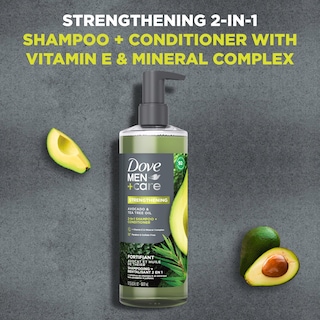 Foto 2 | Champú Y Acondicionador Dove Men 2 En 1 Pro Strength 517ml - Venta Internacional.