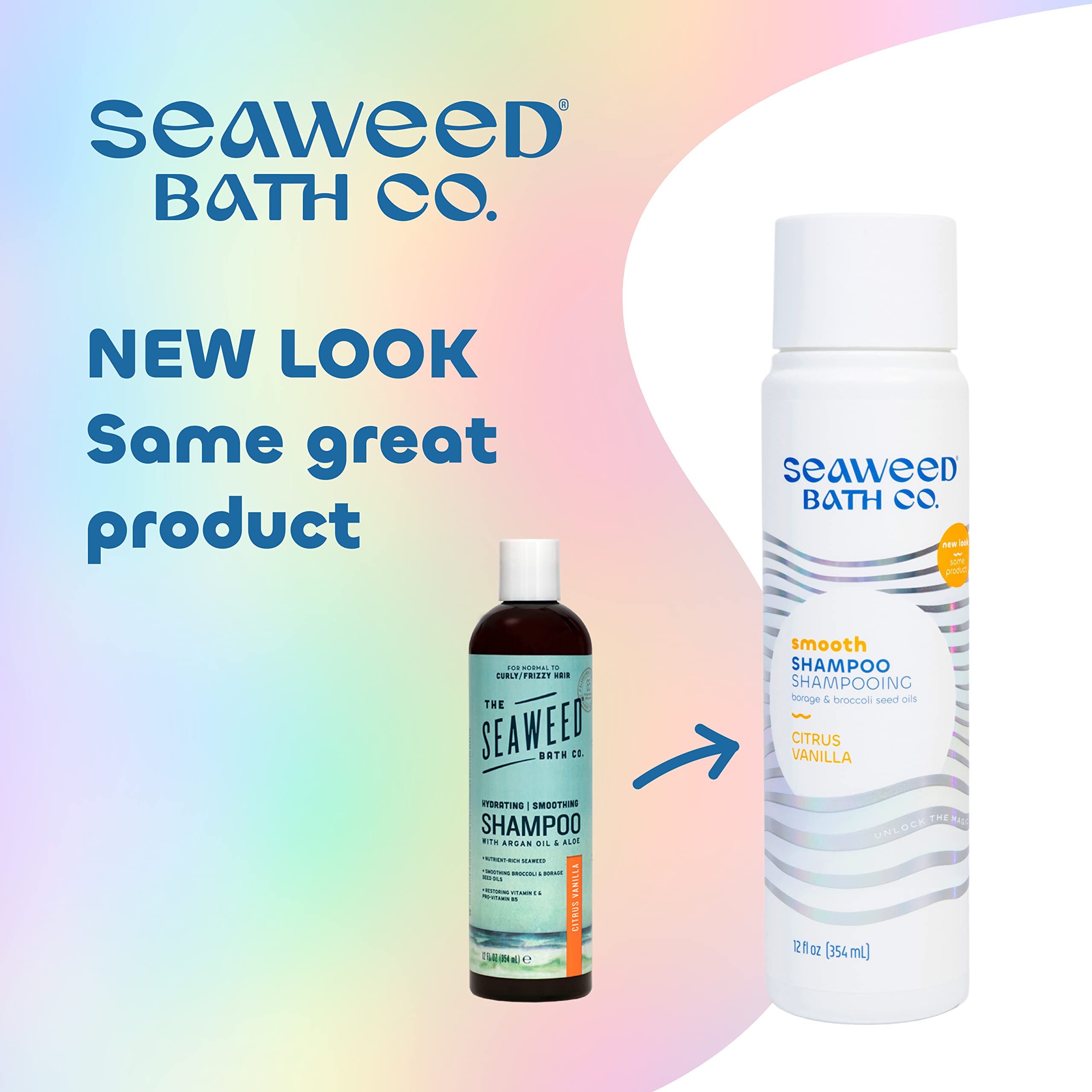 Foto 2 | Champú Seaweed Bath Co. Cabello Rizado  Suave  Cítrico Y Vainilla  355 Ml - Venta Internacional.