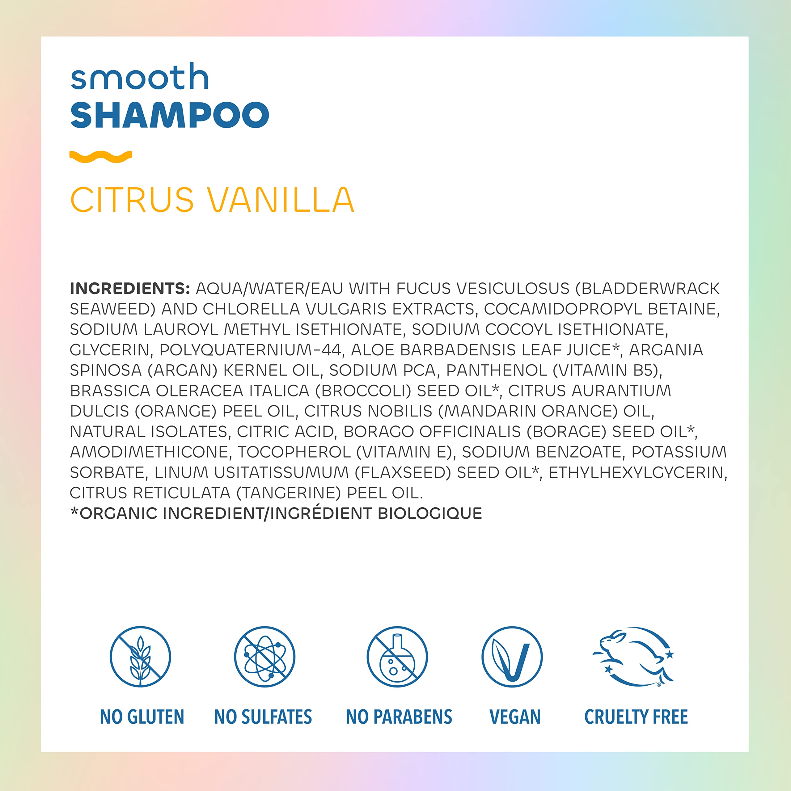 Foto 4 pulgar | Champú Seaweed Bath Co. Cabello Rizado  Suave  Cítrico Y Vainilla  355 Ml - Venta Internacional.