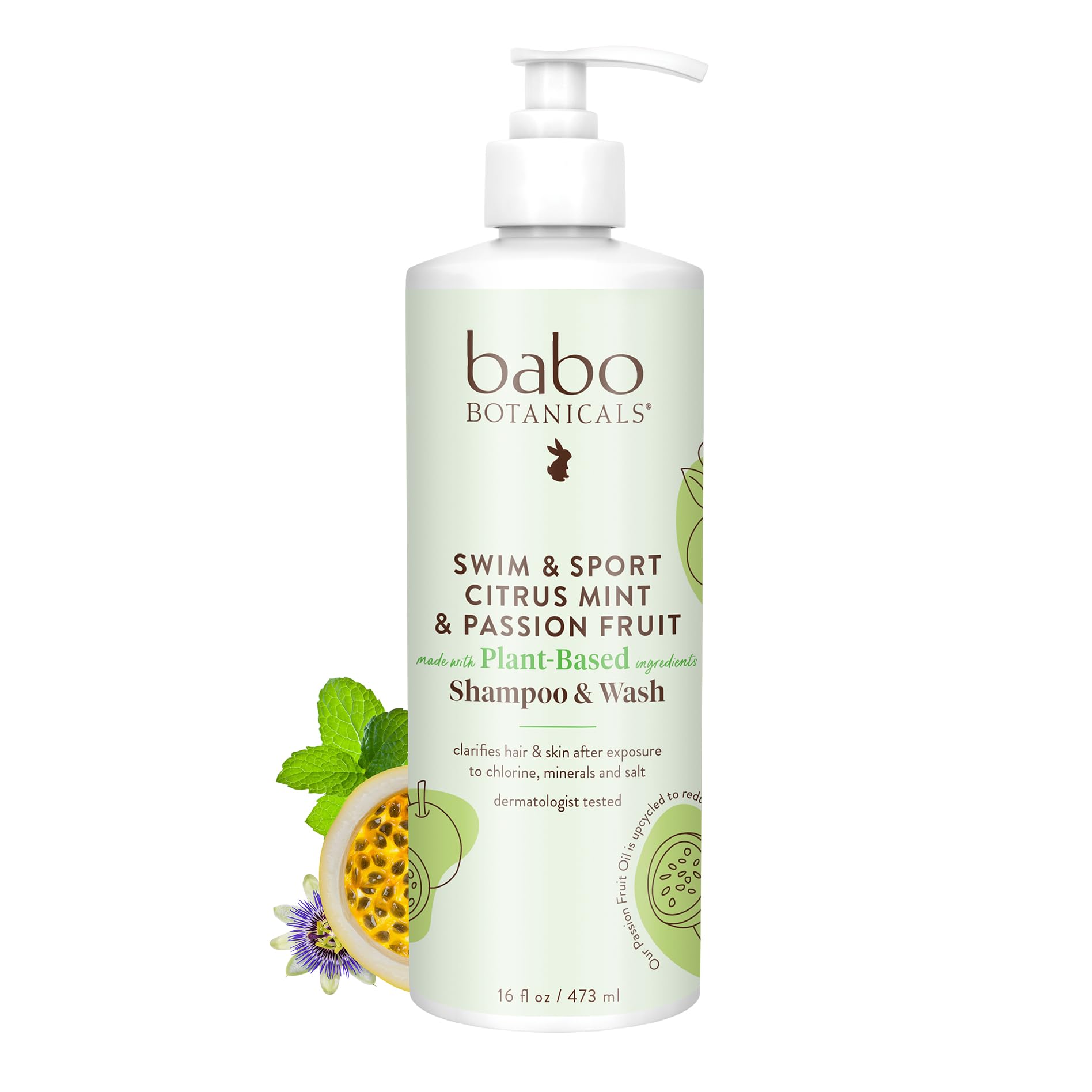 Foto 2 pulgar | Champú Y Gel De Baño Babo Botanicals Swim & Sport 480 Ml - Venta Internacional.