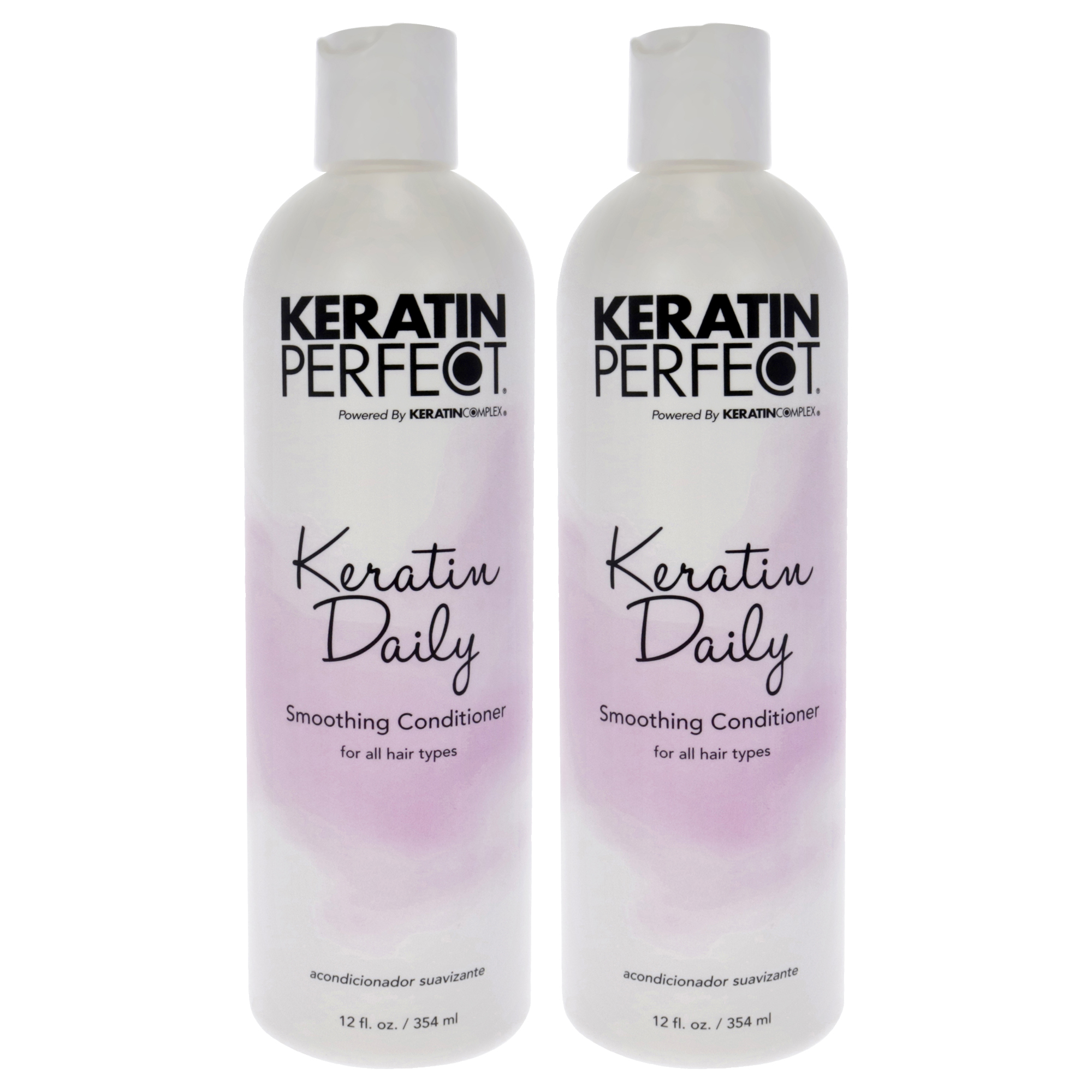 Foto 2 pulgar | Acondicionador Keratin Perfect Daily Pack De 2 Unidades Para Combatir El Encrespamiento - Venta Internacional.