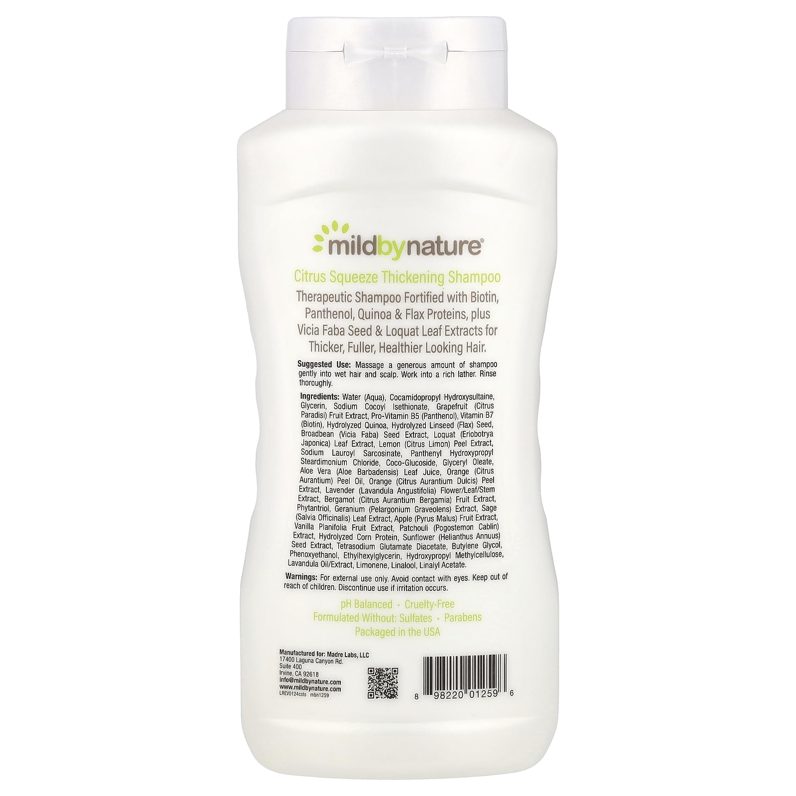 Foto 3 pulgar | Champú Mild By Nature Para Engrosar El Cabello  Complejo B  Biotina  473 Ml - Venta Internacional.