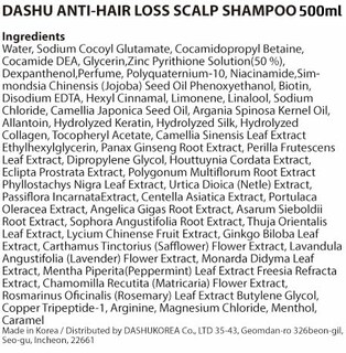 Foto 7 | Champú Dashu Revitalizing Protein 500 Ml Para Cuero Cabelludo Seco Y Con Picazón Para Hombres - Venta Internacional.