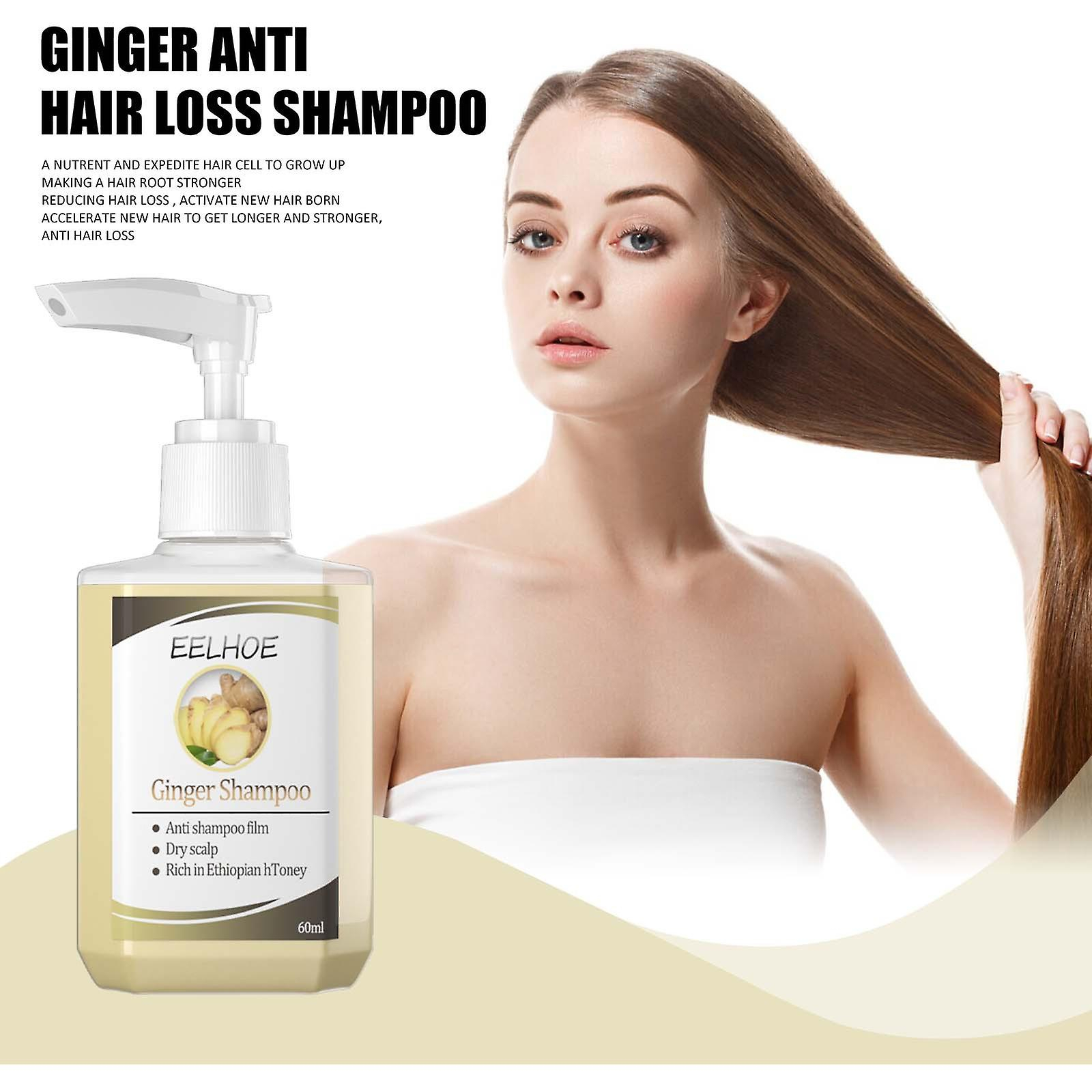 Foto 3 pulgar | Champú Huoguo Ginger Refreshing Nourishing Control 60 Ml - Venta Internacional.