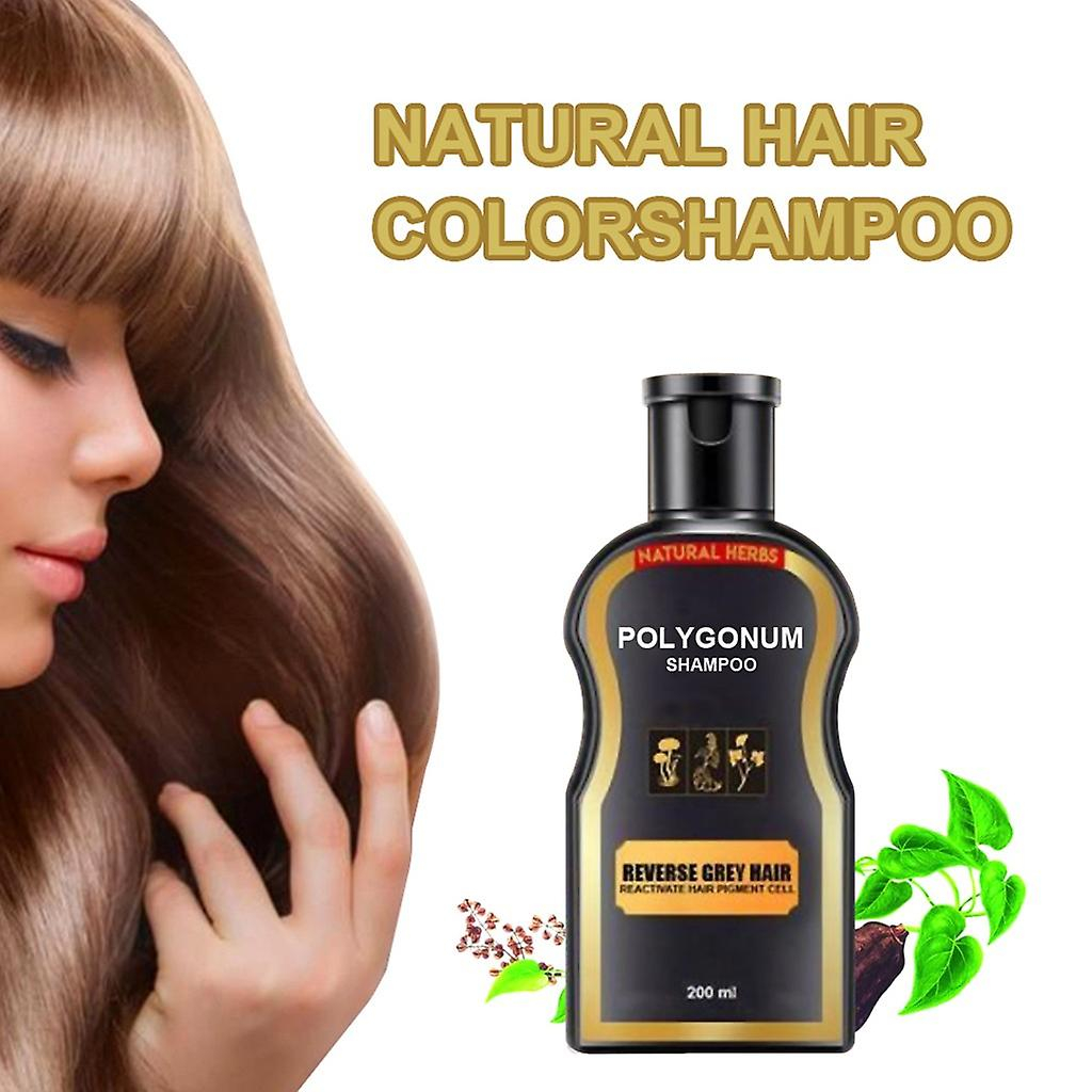 Foto 4 pulgar | Champú Huoguo  Oscurecedor Natural Permanente Para Cabello Negro  200 Ml - Venta Internacional.