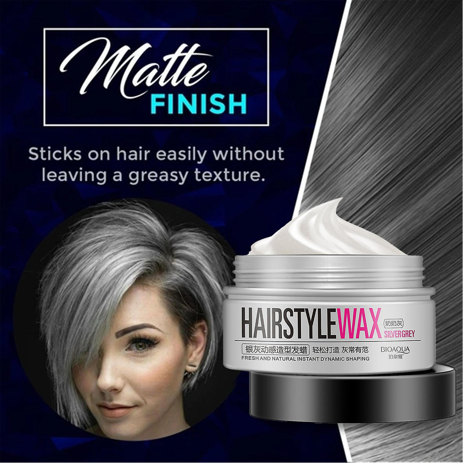 Foto 5 | Cera Para Teñir El Cabello Huoguo Silver Grey  Crema Temporal De 100 Ml - Venta Internacional.