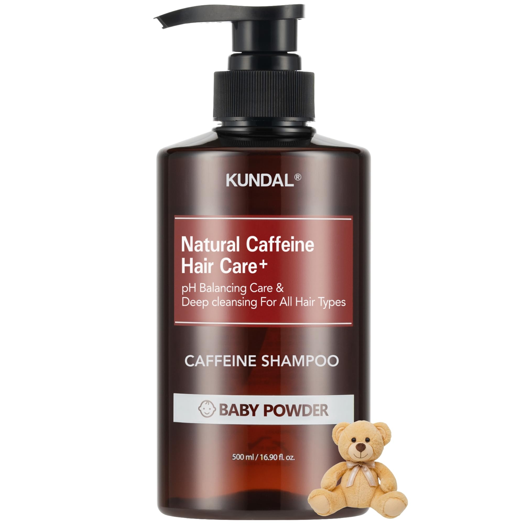 Foto 2 pulgar | Champú Kundal Korean Cafeine Scalp [talco Para Bebés] 500 Ml - Venta Internacional.