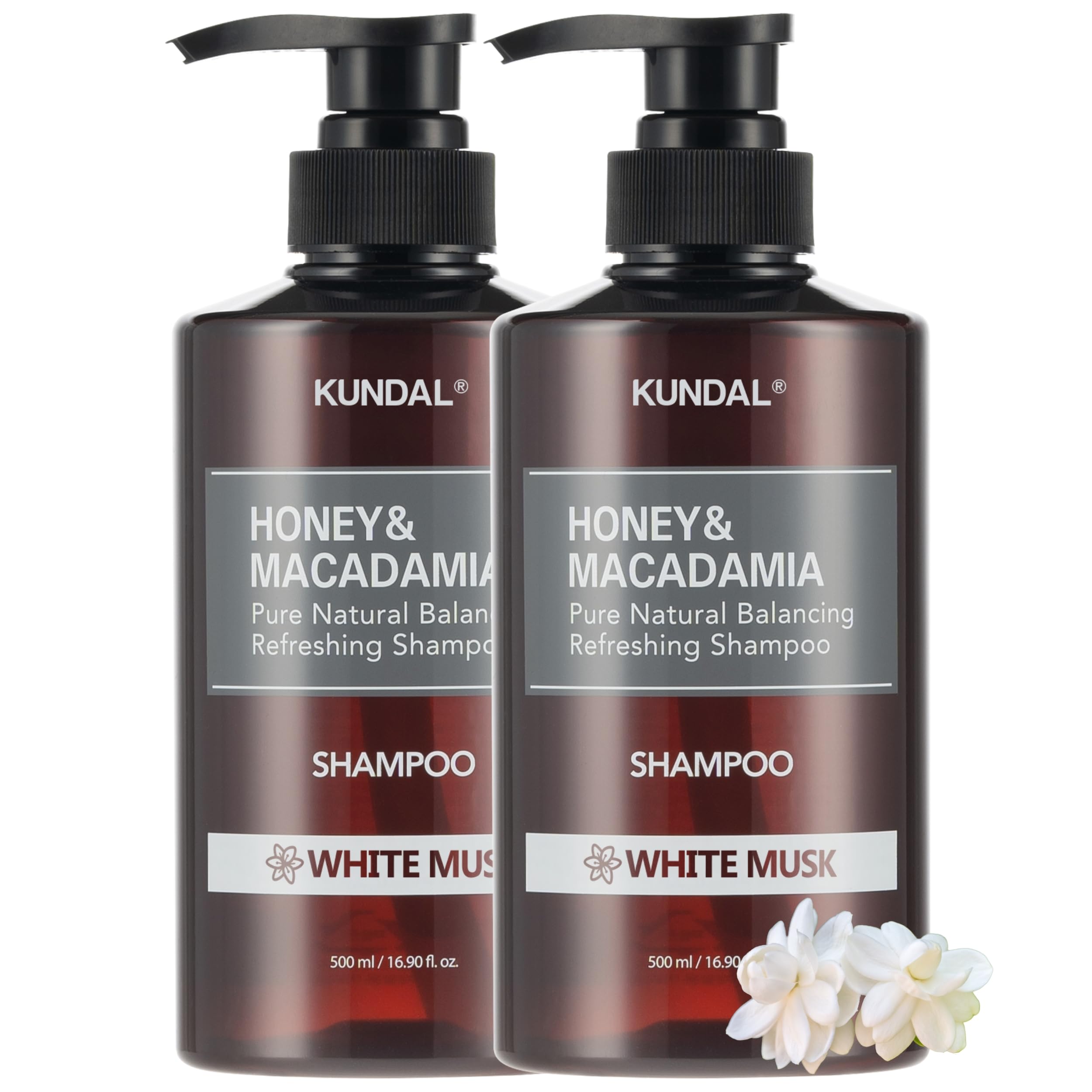 Foto 1 | Champú Kundal Honey & Macadamia Natural [almizcle Blanco] 500 Ml X2 - Venta Internacional.