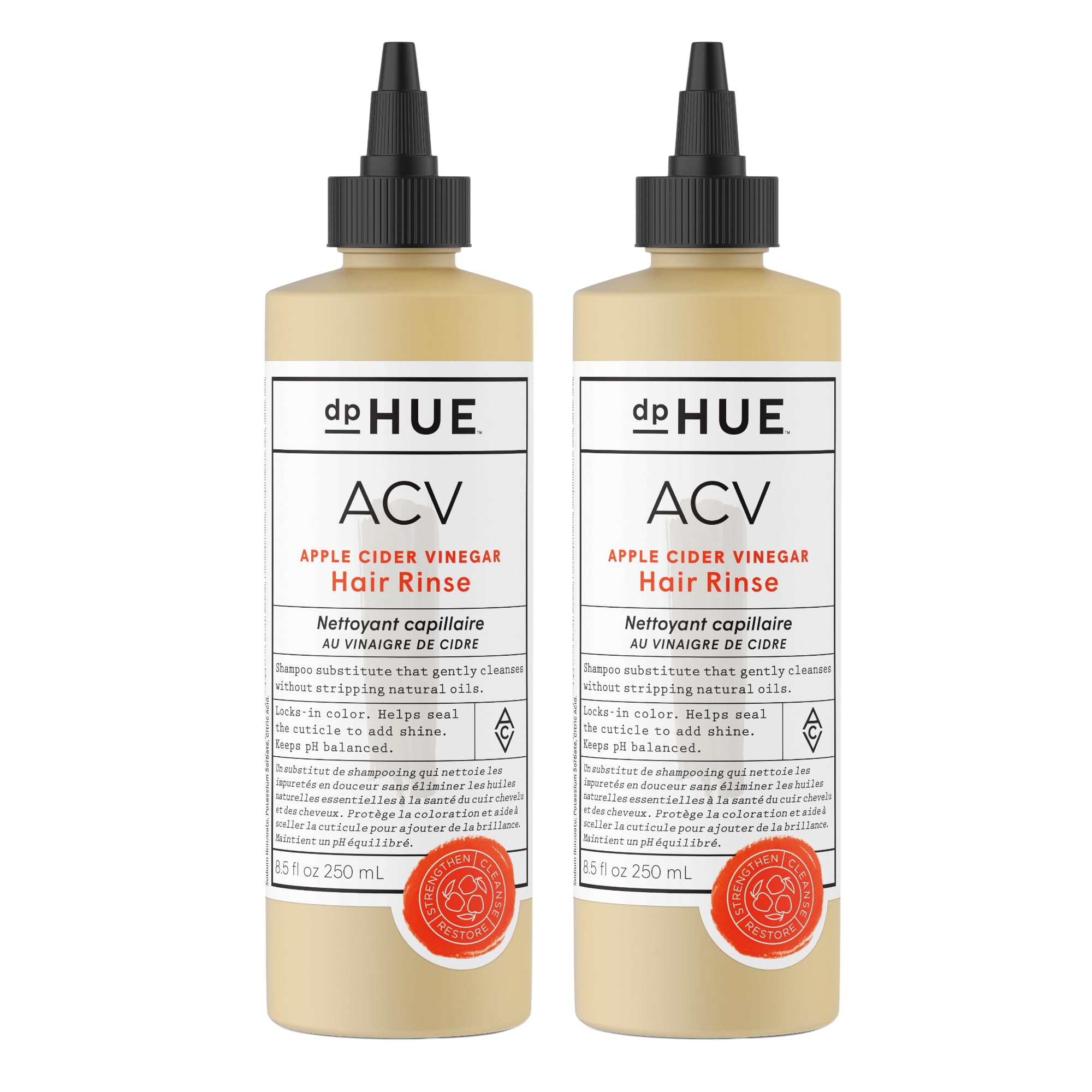 Foto 2 pulgar | Enjuague Para El Cabello Dphue  Vinagre De Sidra De Manzana  250 Ml X 2  Paquete De 2 - Venta Internacional.