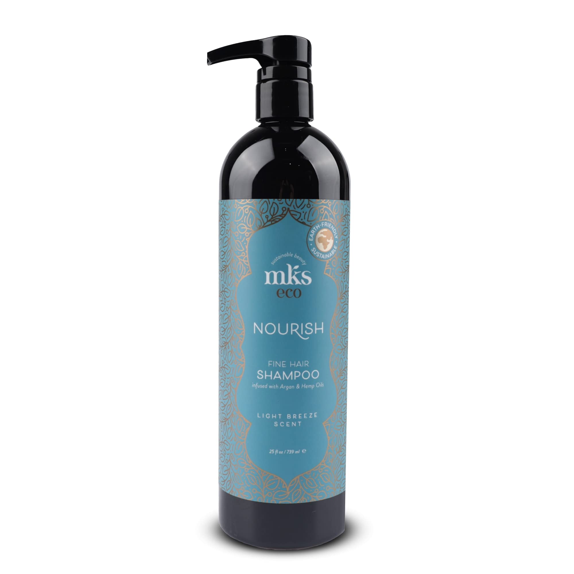 Foto 2 pulgar | Champú Earthly Body Mks Eco Nourish Para Cabello Fino 750 Ml - Venta Internacional.