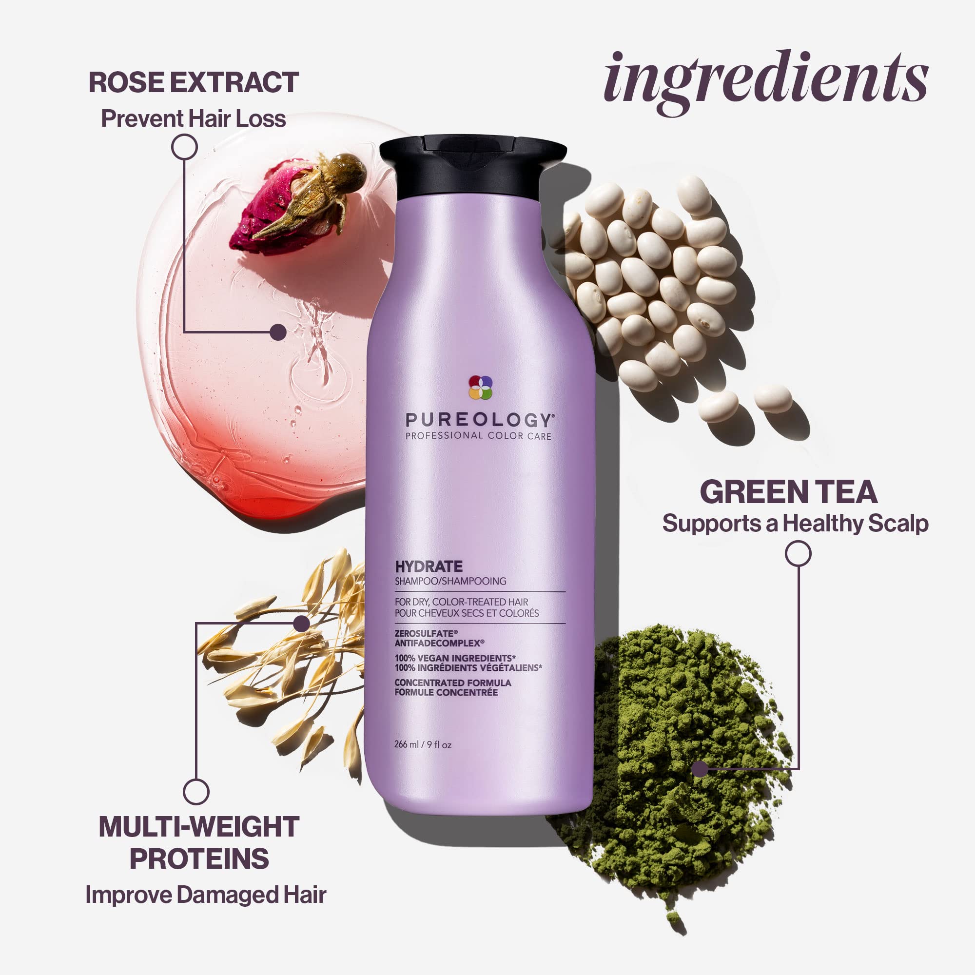 Foto 8 pulgar | Champú Pureology Hydrate Hidratante Para Cabello Medio A Grueso - Venta Internacional.
