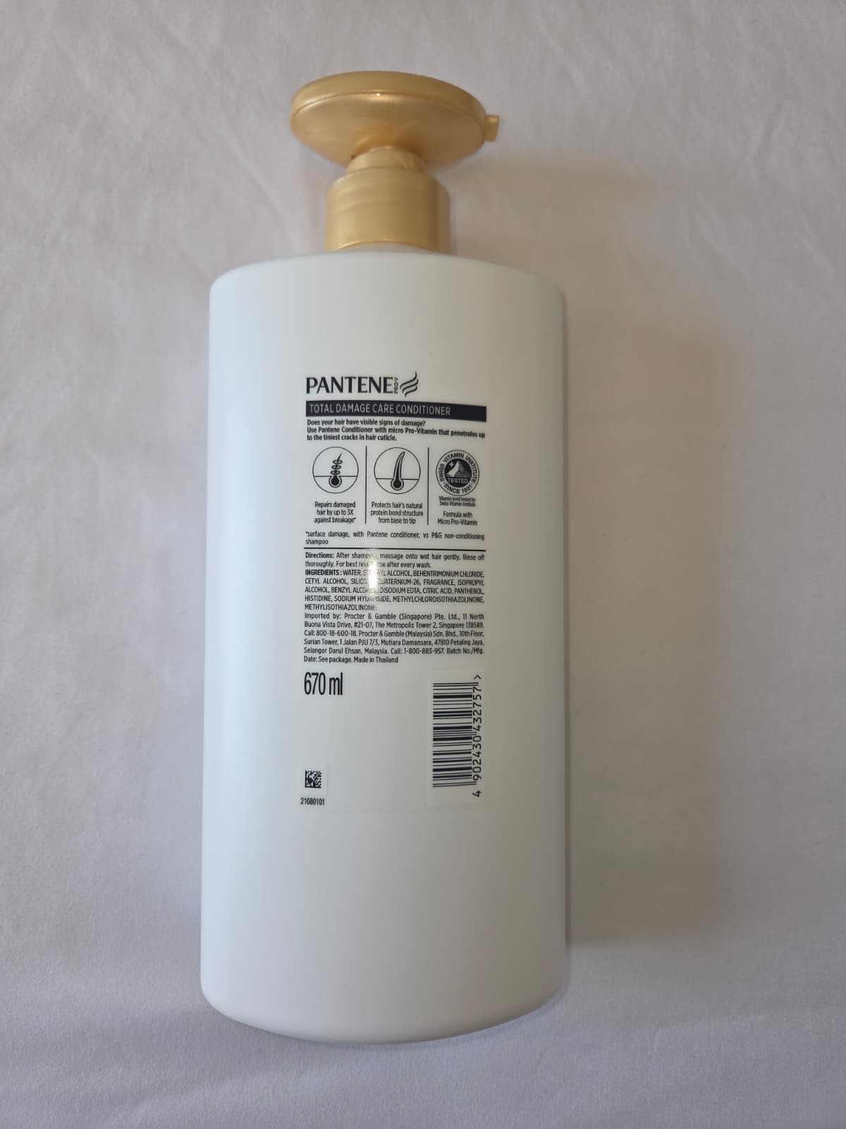 Foto 3 pulgar | Acondicionador Pantene Pro-v Total Damage Care 670 Ml - Venta Internacional.