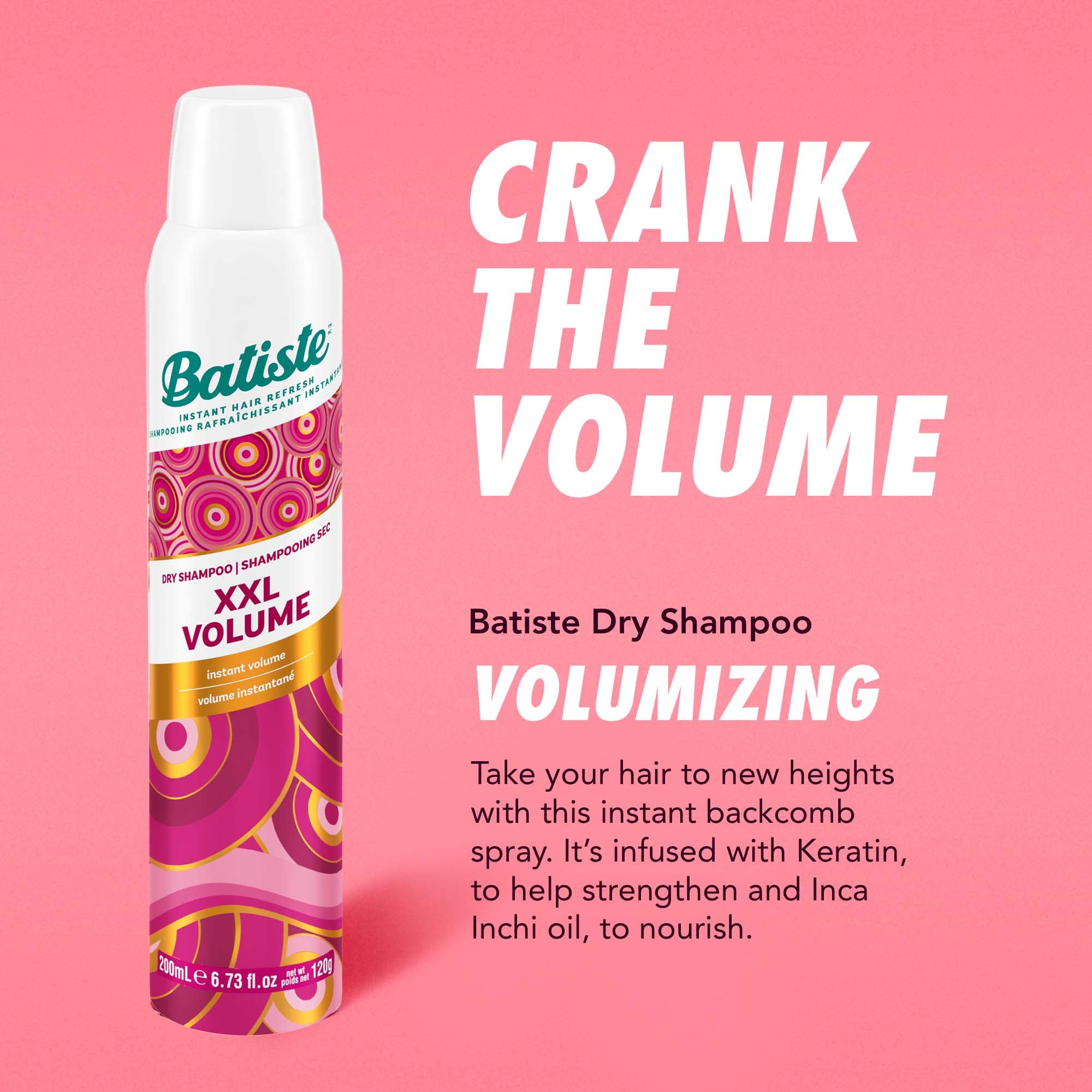 Foto 3 pulgar | Champú Seco Batiste Instant Hair Refresh Xxl  Volumen 200 Ml - Venta Internacional.