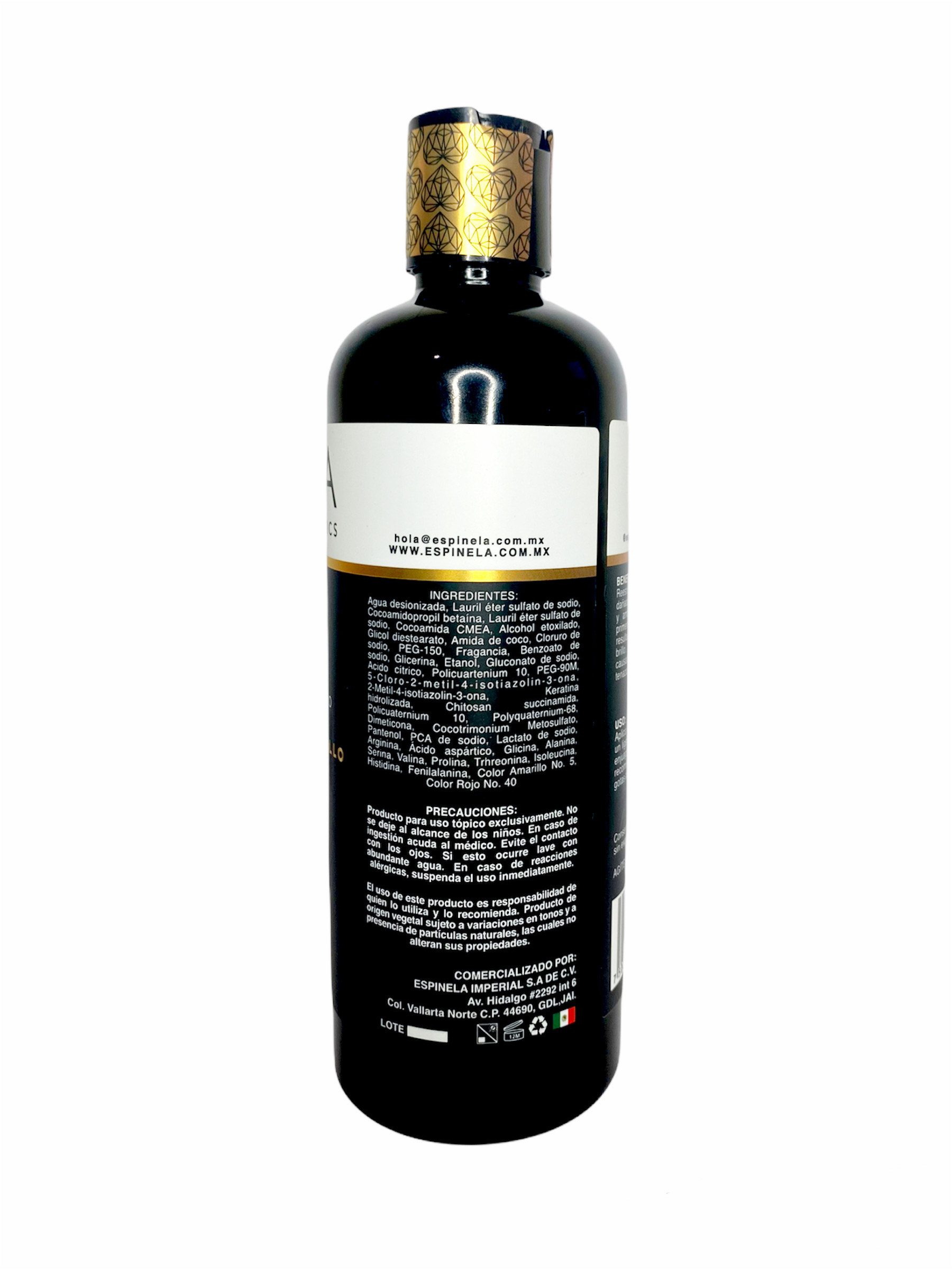 Foto 3 | Shampoo Nanokeratina 500 ml Reparador de Cabello Dañado Espinela