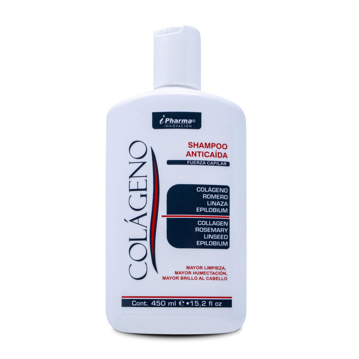 Foto 2 pulgar | Colageno Shampoo Anticaida Frasco Con 450 Ml Pharma