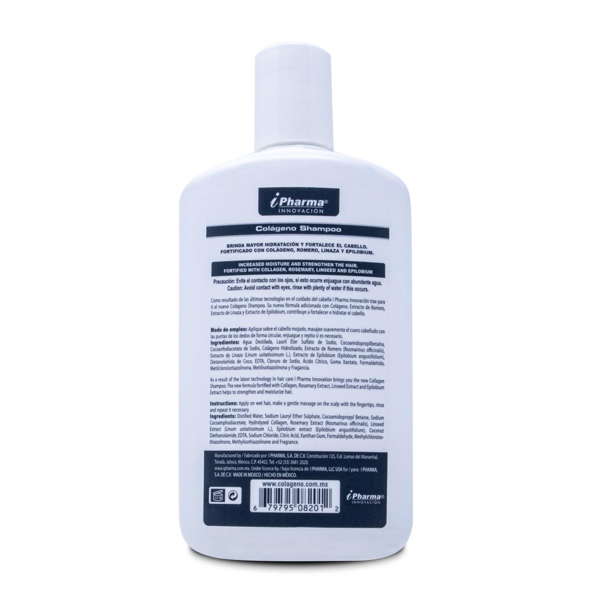 Foto 3 pulgar | Colageno Shampoo Anticaida Frasco Con 450 Ml Pharma