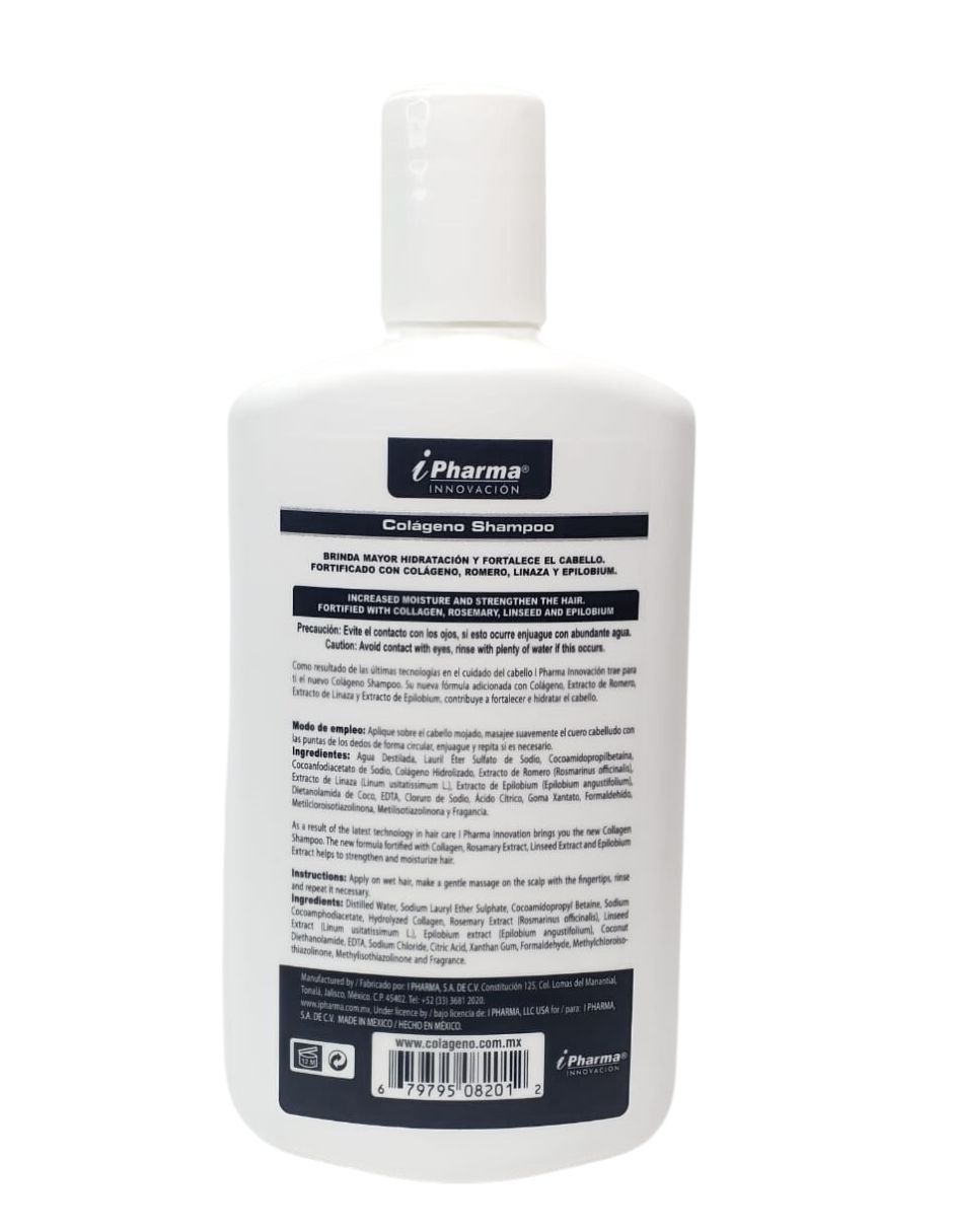 Foto 5 pulgar | Colageno Shampoo Anticaida Frasco Con 450 Ml Pharma