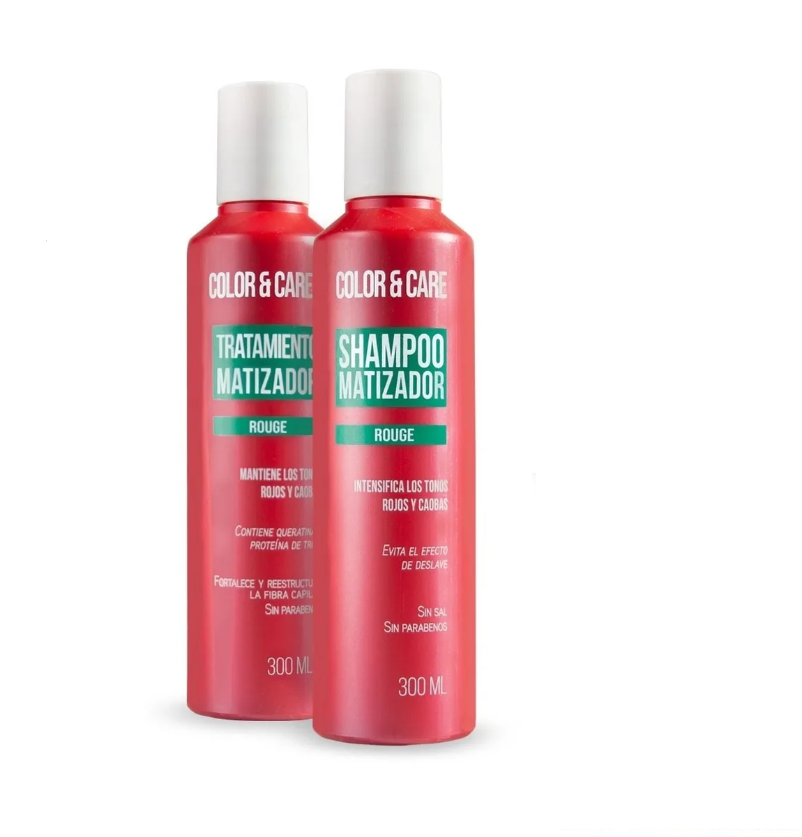 Shampoo Matizador Rojo + Tratamiento con Keratina