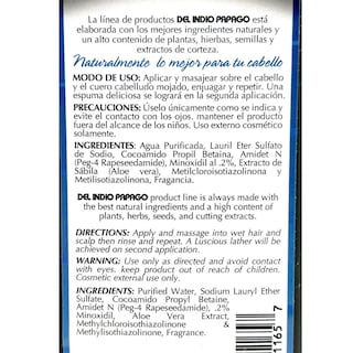 Foto 2 | Shampoo Indio Papago Minoxidil para Uso Diario 1.1 L