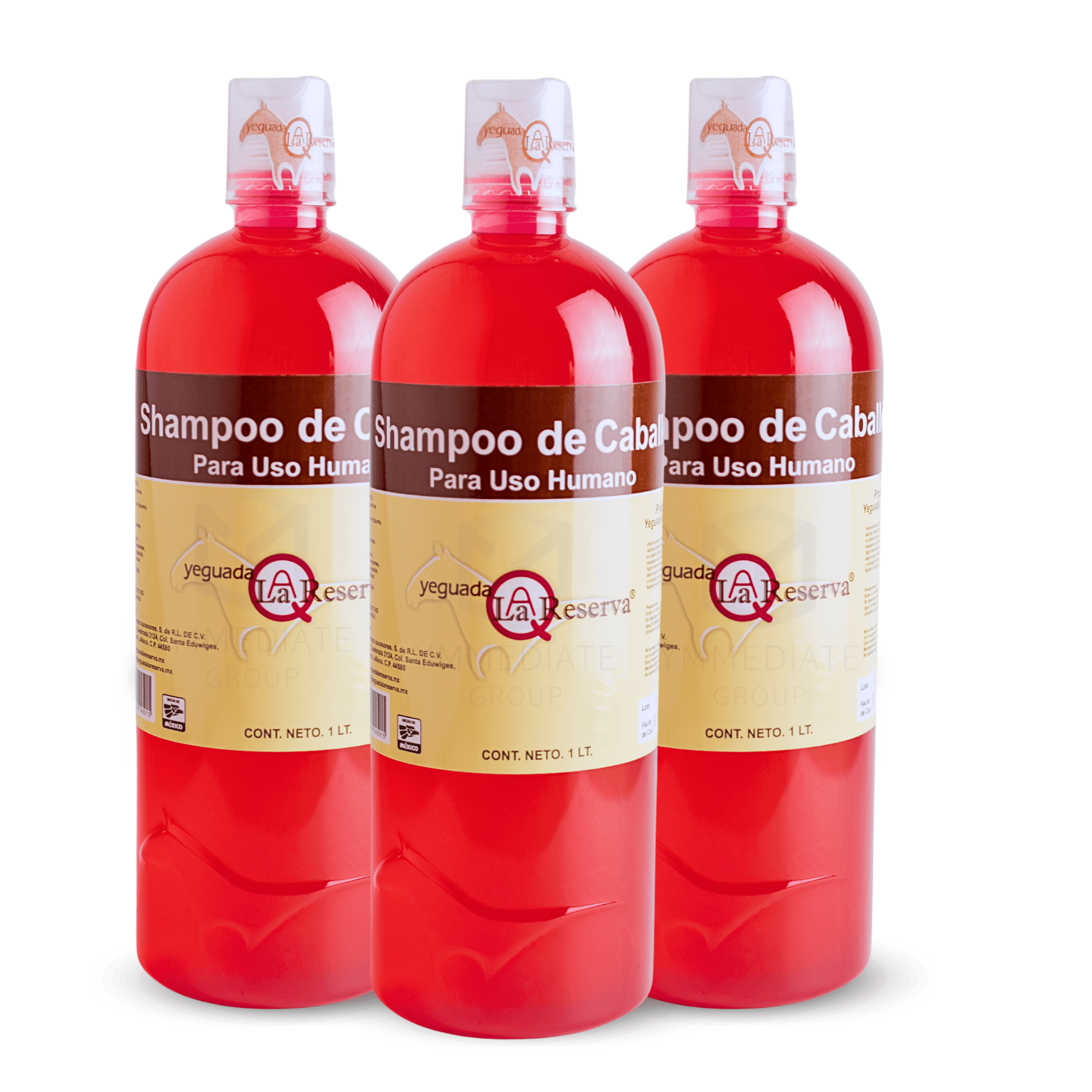 Foto 2 pulgar | Shampoo para Cabello Yeguada La Reserva de 1 L 3 Piezas