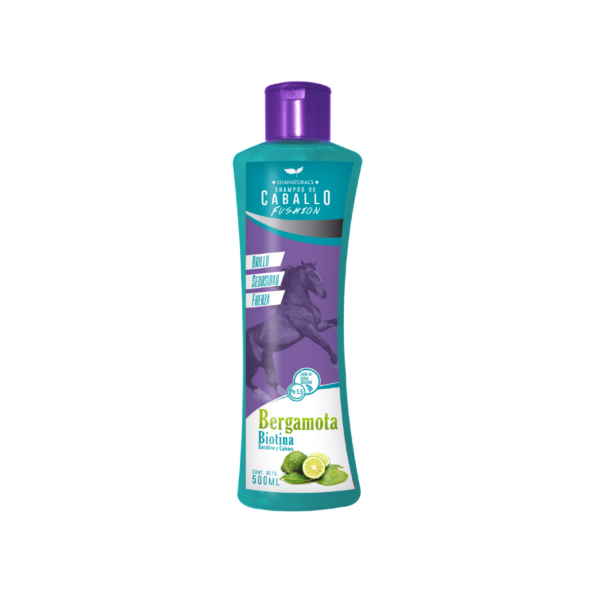 Foto 2 pulgar | Shampoo Fushion Bergamota Shanatural's 500 ml