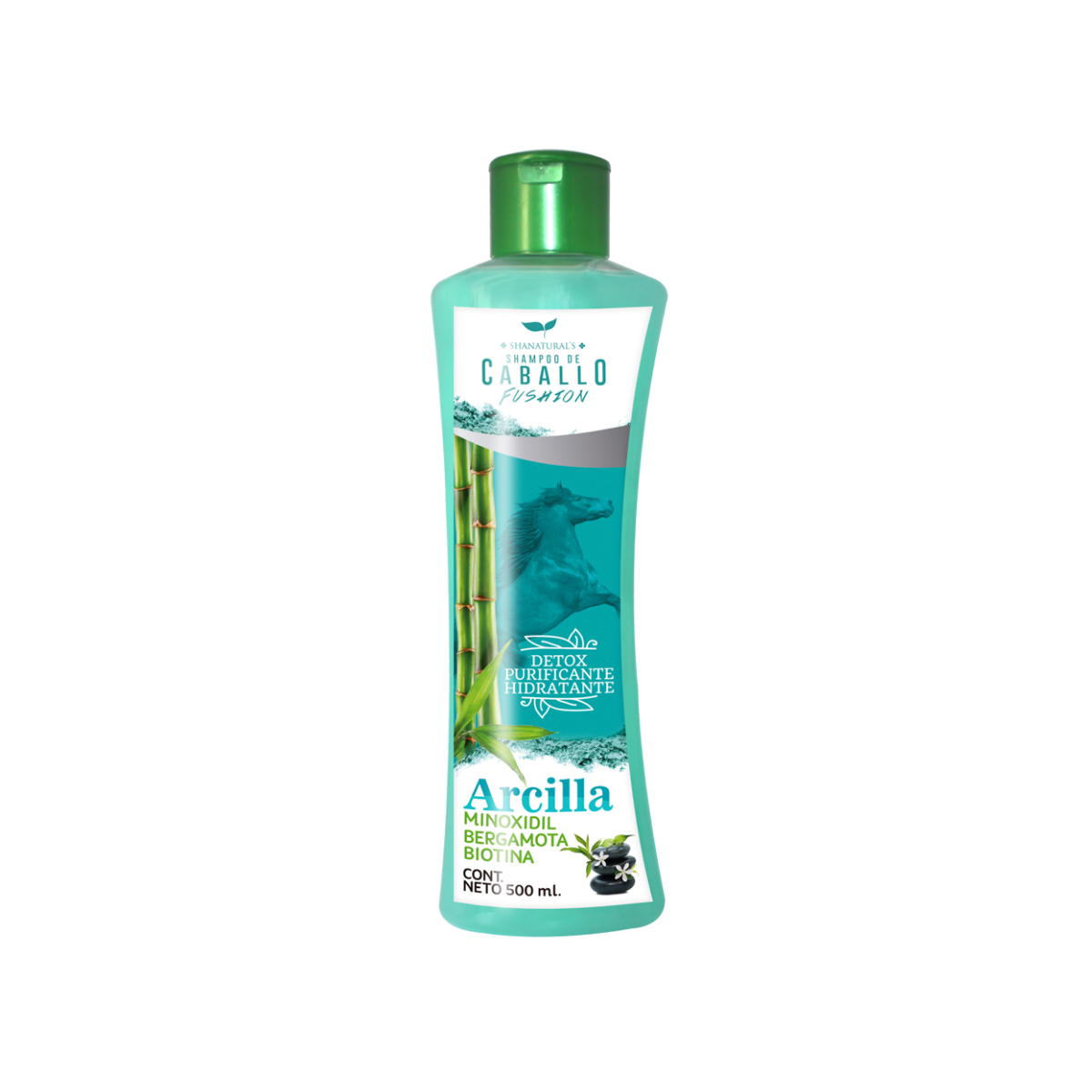 Foto 2 pulgar | Shampoo Fushion Arcilla Shanatural's 500ml