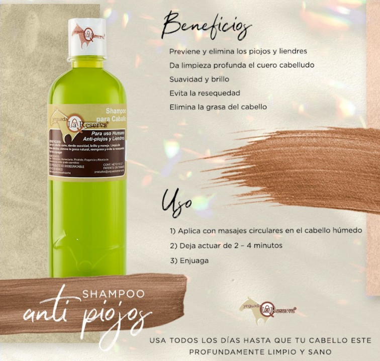 Foto 2 | Tripack Shampoo Antipiojos Y Liendres - Yeguada La Reserva