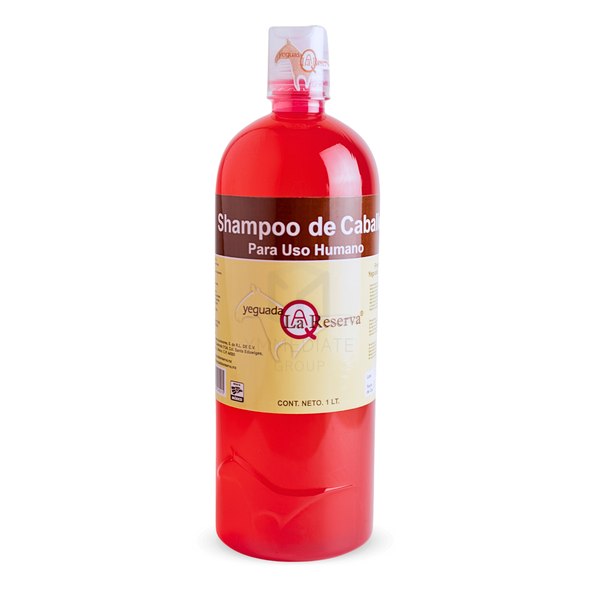 Foto 3 pulgar | Caja  Shampoo De Caballo Rojo Para Uso Humano, Yeguada La Reserva - Ideal Para Todo Tipo De  Cabello. (12pzs)