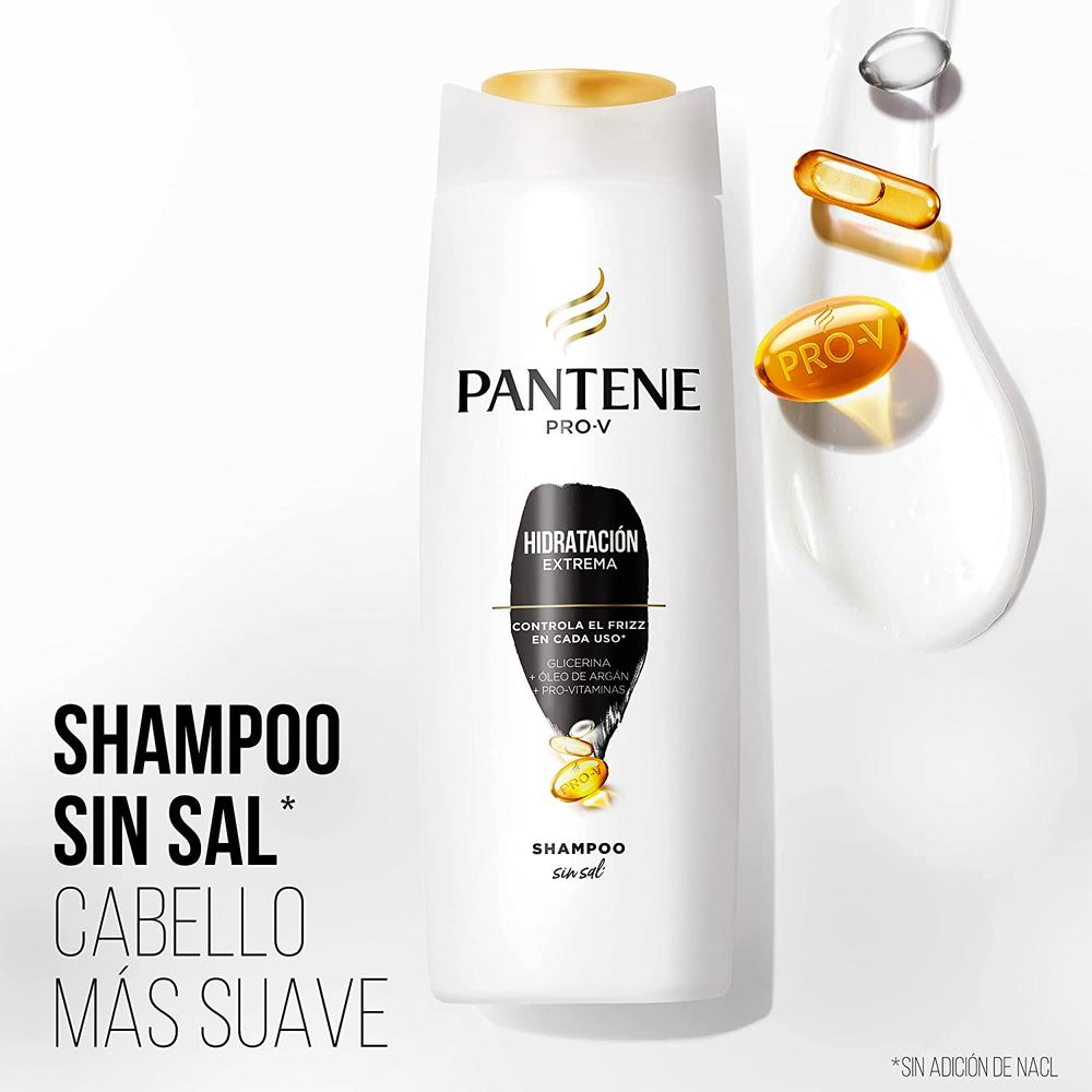 Foto 3 pulgar | Shampoo Pantene Pro-V Hidratación Extrema 400 ML