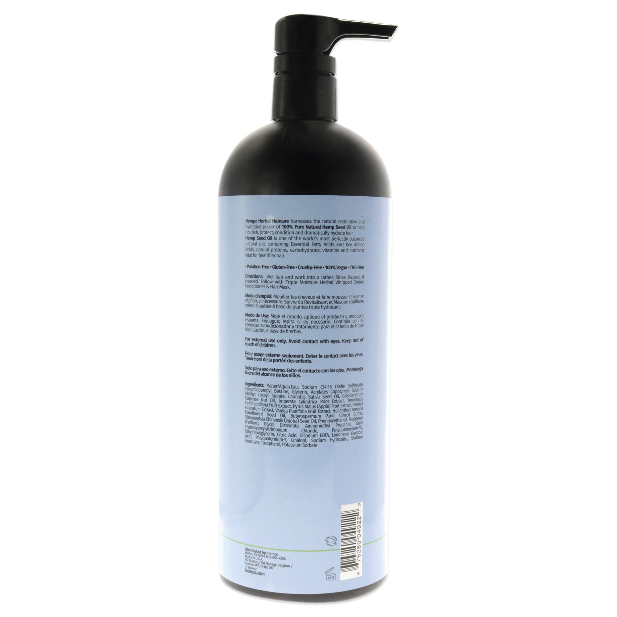 Foto 3 pulgar | Shampoo Hempz Triple Moisture-rich de 1 L