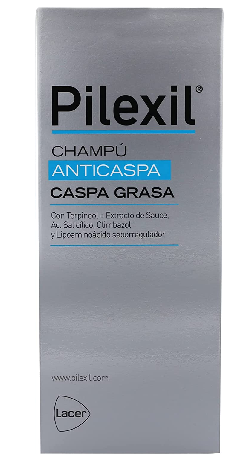 Foto 3 pulgar | Pilexil Shampoo Anticaspa Grasa Frasco Con 300 Ml