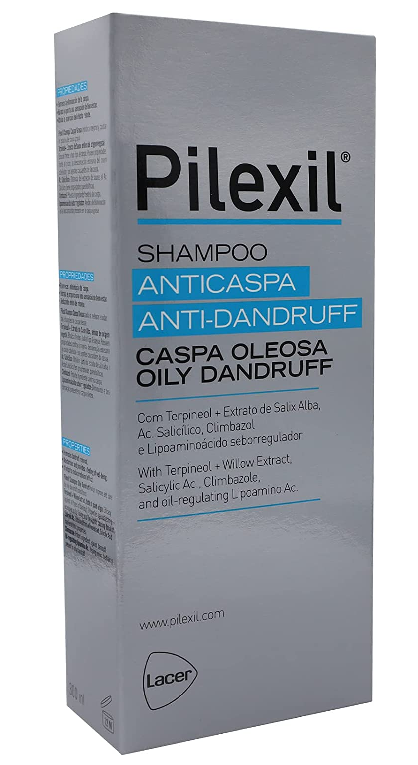 Foto 4 pulgar | Pilexil Shampoo Anticaspa Grasa Frasco Con 300 Ml