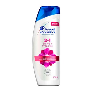 Foto 1 | Shampoo Head & Shoulders 2 En 1 Suave Y Manejable 375 Ml