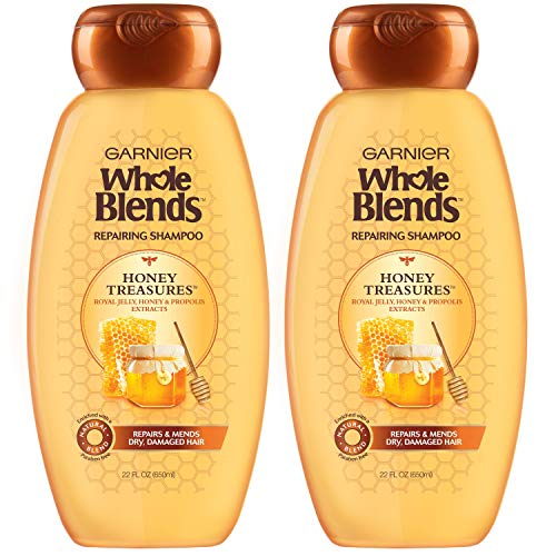 Venta Internacional - Champú Reparador para Cabello Seco Dañado Garnier Whole Blends Honey Treasures 2 piezas