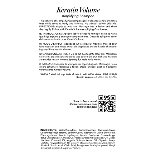 Foto 2 | Venta Internacional - Champú Amplificador De Volumen De Queratina Keratin Complex,