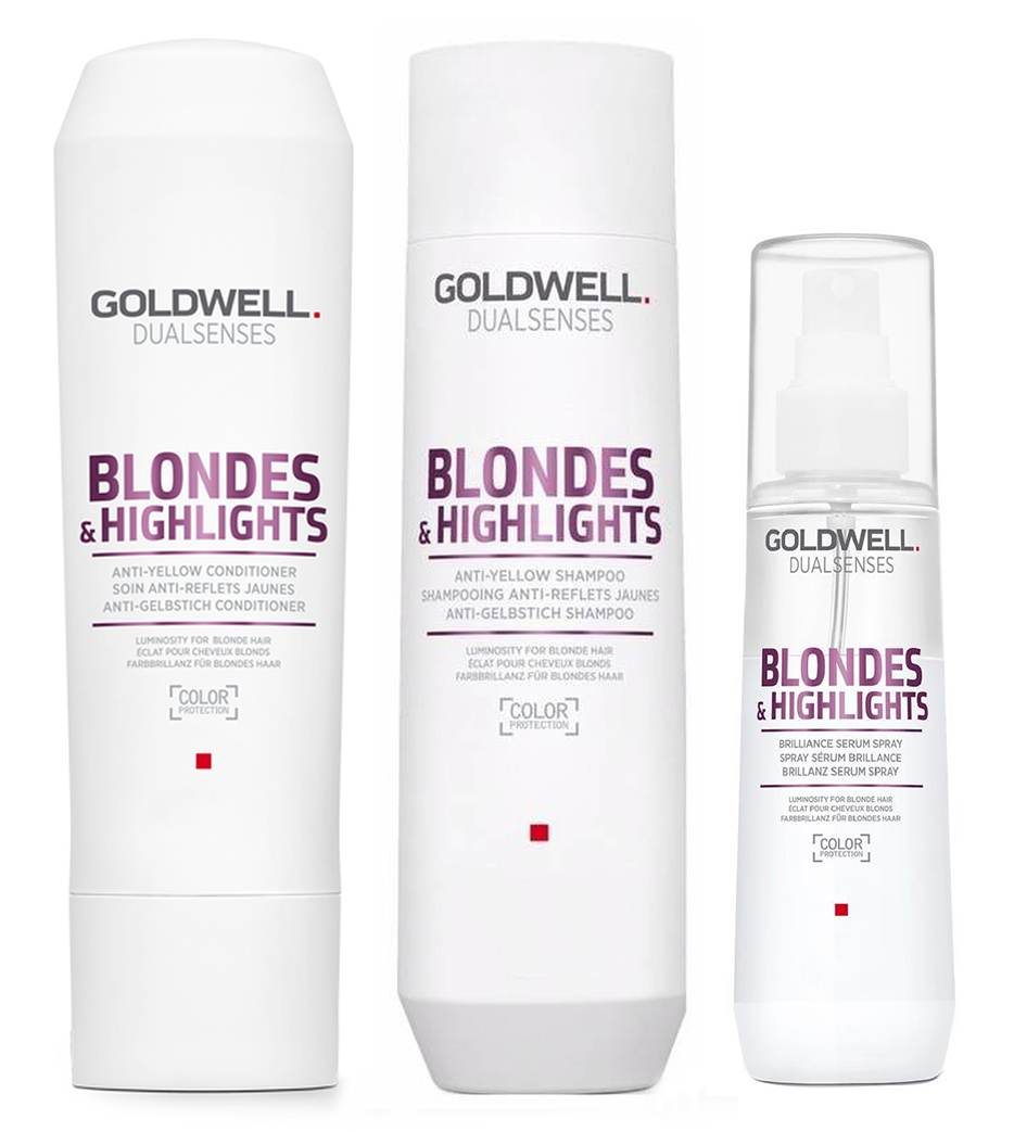 Foto 2 pulgar | Venta Internacional - Funda Antiamarilla Kit Goldwell Dualsenses Blonde & Highlights
