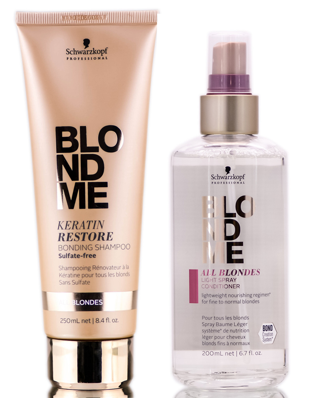 Foto 2 pulgar | Venta Internacional - Champú Y Acondicionador Schwarzkopf Blondme Bonding 250 Ml