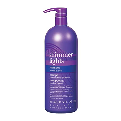 Foto 2 pulgar | Shampoo Clairol Professional Shimmer Lights Blonde Silver - Venta Internacional